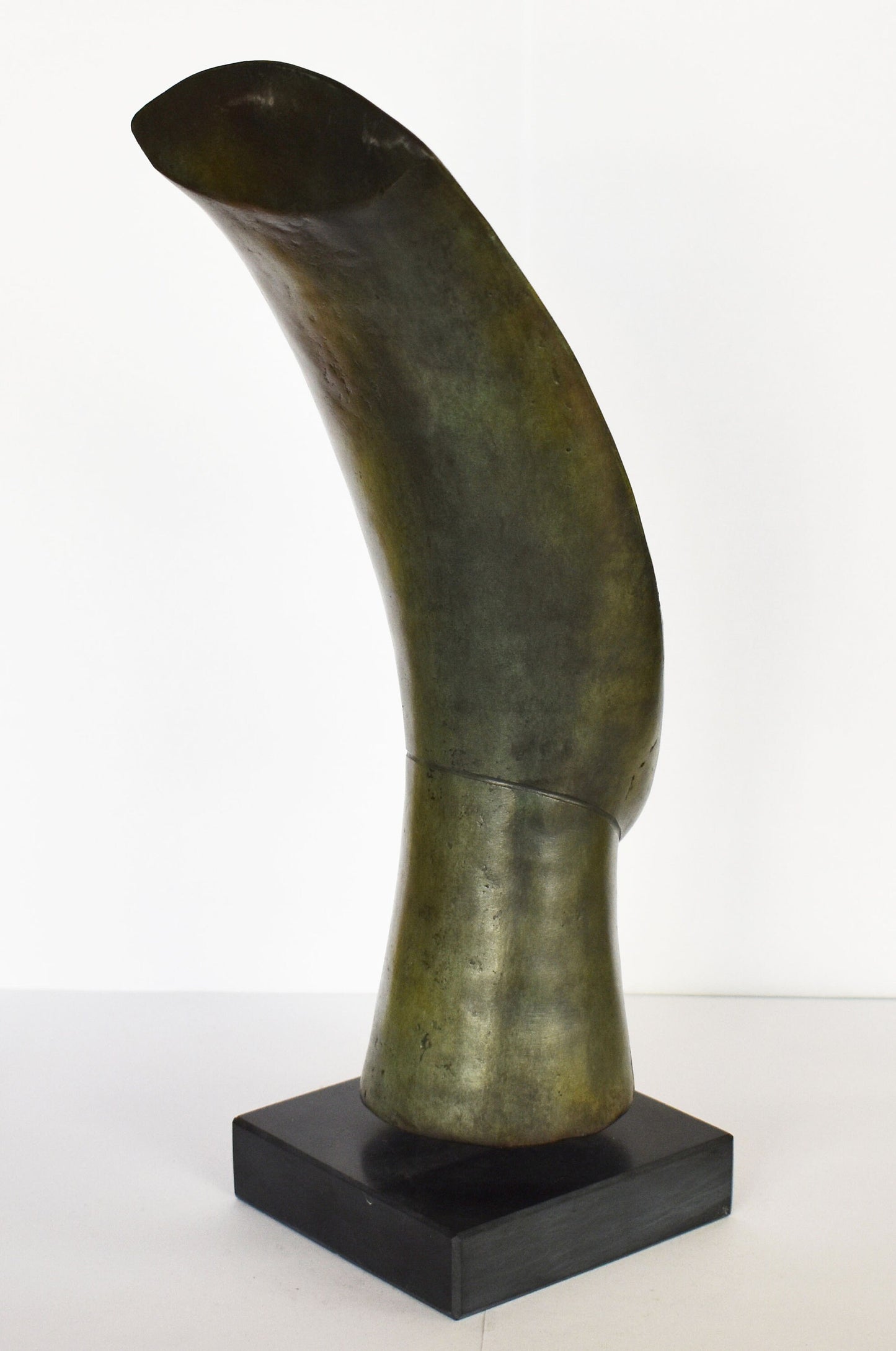 Cycladic Male Bust - Figure from Keros island - Religious Function - Marble Base - Ancient Greece - Pure Bronze Statue