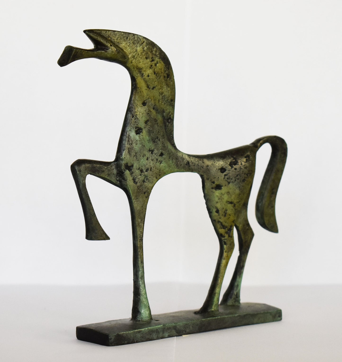 Horse - Ancient Greek - Symbol of Wealth and Prosperity- Pure Bronze Statue