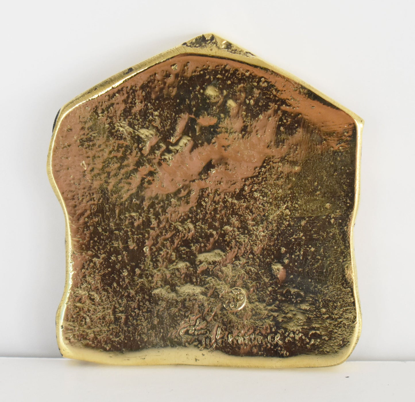 Save Time - Χρόνου Φείδου - Delphic Maxim - Temple of Apollo at Delphi - Small - Paperweight - Pure Bronze Statue