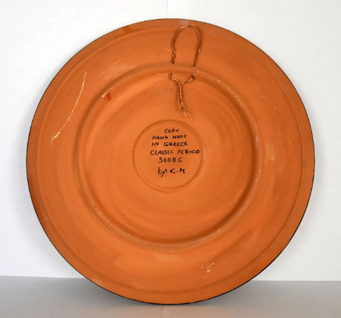 Homoerotic Scene between Two Males - Athens, 500 BC - There is only one happiness in this life, to love and be loved - Handmade in Greece