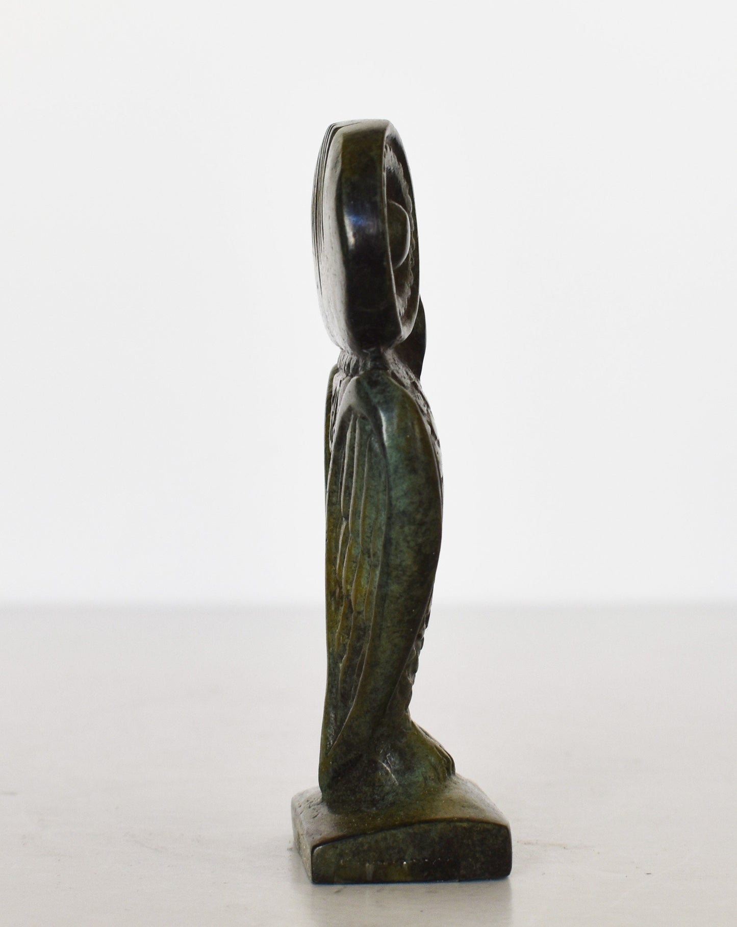 Owl of Wisdom and Intelligence - Symbol of Goddess Athena Minerva - Ancient Greece - Museum Replica - Pure Bronze Statue