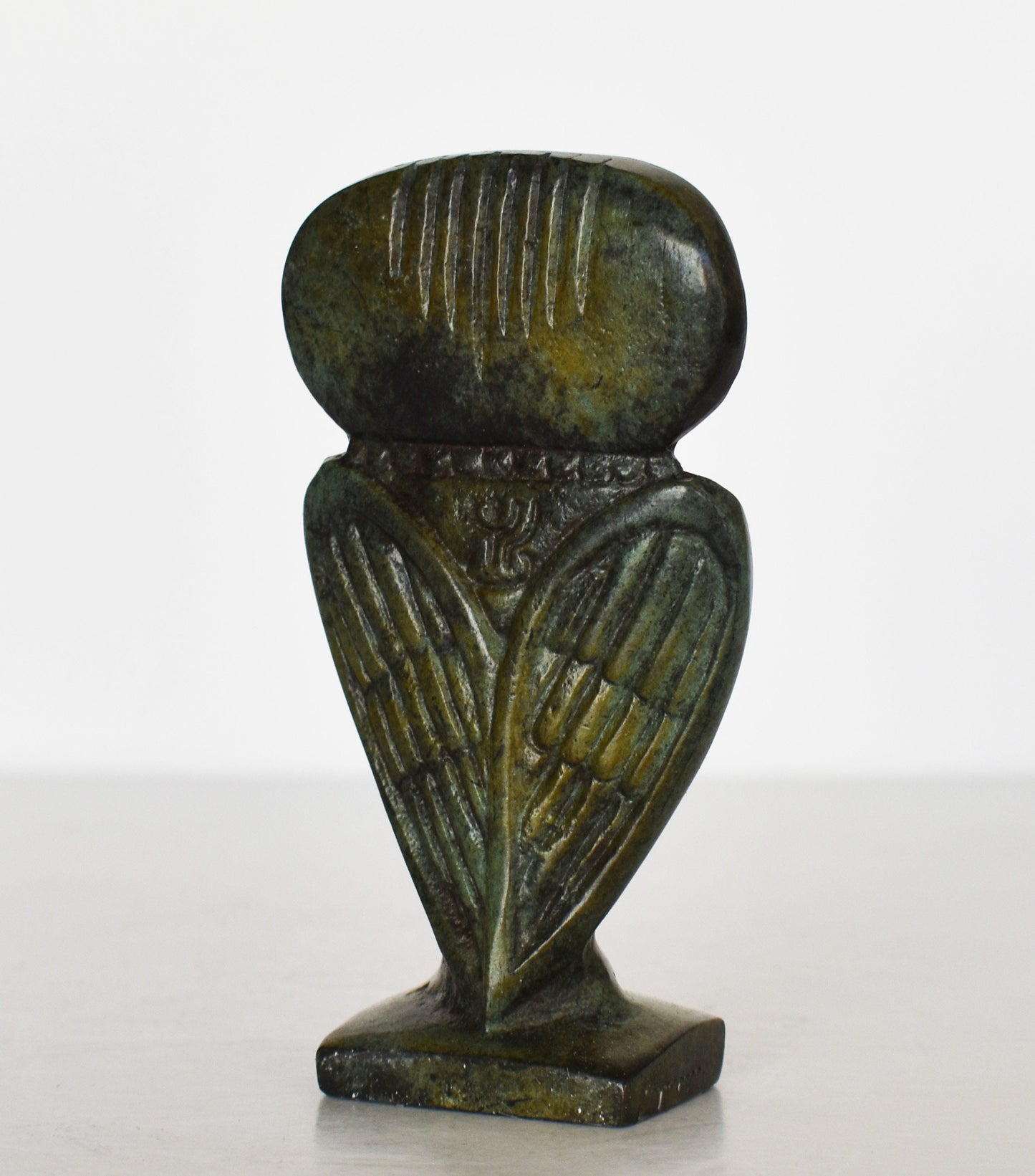 Owl of Wisdom and Intelligence - Symbol of Goddess Athena Minerva - Ancient Greece - Museum Replica - Pure Bronze Statue