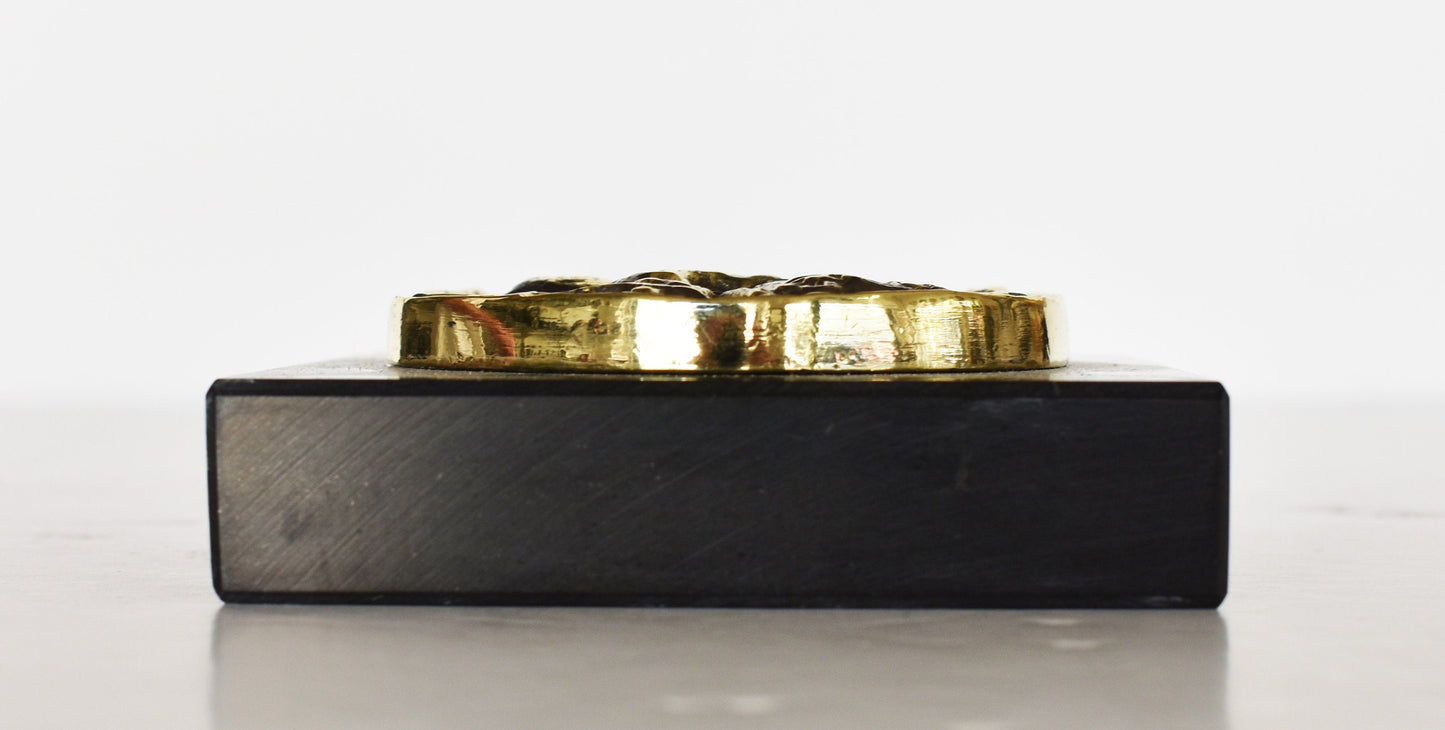 Philip II - King of Macedonia - Expanded his Empire over all of Greece - Father of Alexander the Great - Paperweight - pure bronze statue