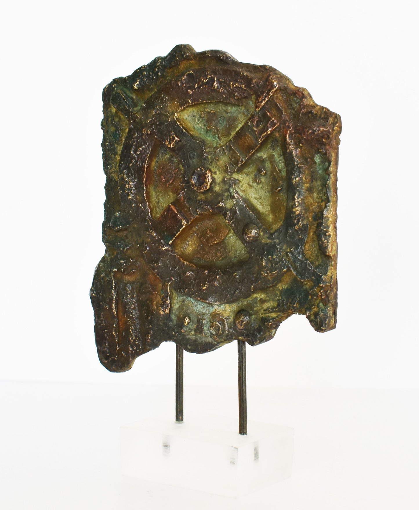 Antikythera Mechanism - The Ancient Greek Analogue Computer  - Museum Replica - Plexiglass Base - Pure Bronze Sculpture