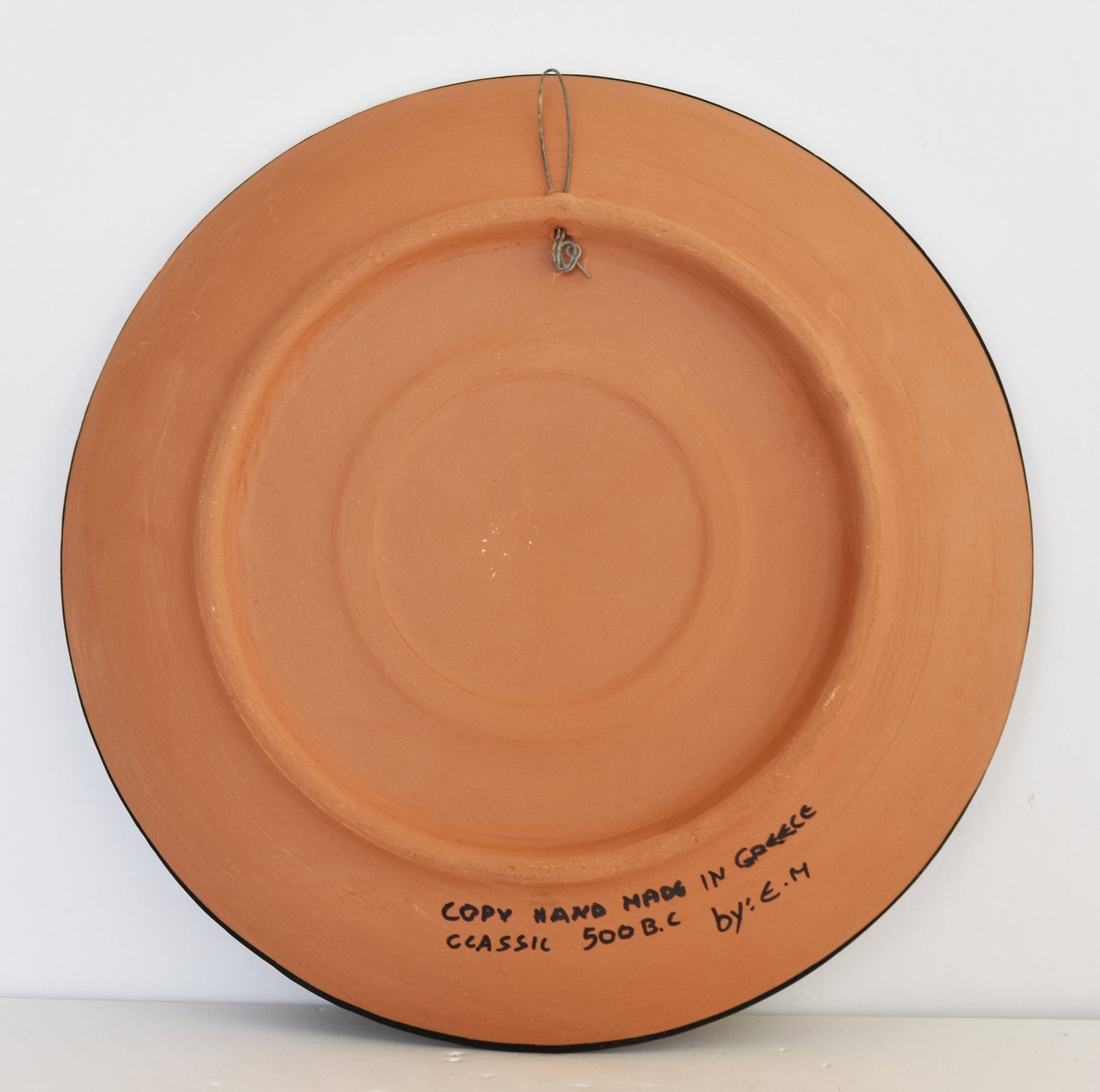 Homoerotic Scene between Two Males - Athens, 500 BC - Love is the whole thing. We are only pieces - Ceramic - Meander - Handmade in Greece