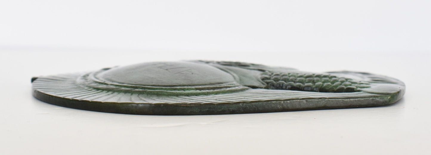 Athena Minerva - Greek Roman Goddess of Wisdom, Handicraft, and Warfare - Greek Mythology - Wall Decoration - Pure Bronze Statue