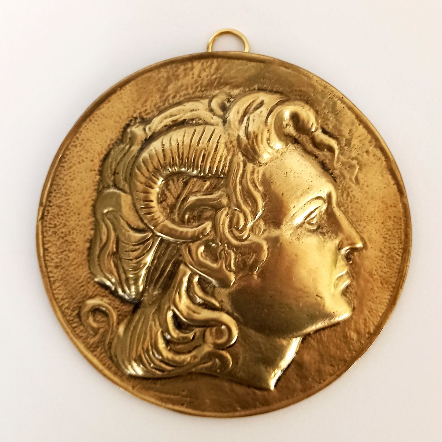 Alexander the Great - Charismatic, a gifted leader and unparalleled military commander - Wall Hanging Decorative - pure bronze statue