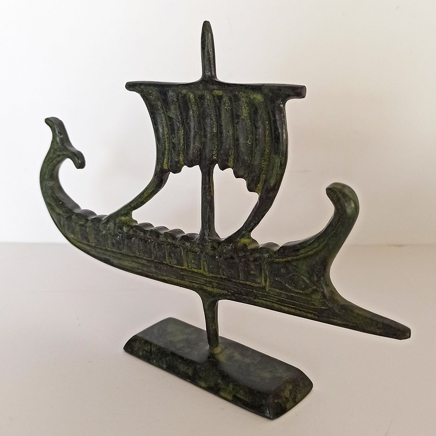 Trireme - Athenian Warship - Greco-Persian War - Salamis Battleship - 480 BC - Maritime - pure bronze statue