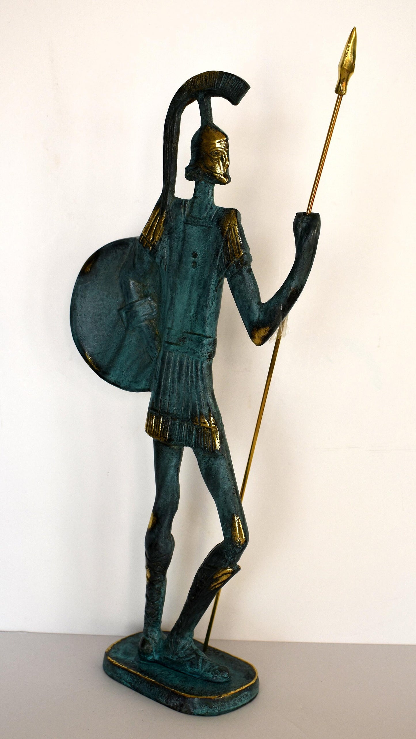 Achilles - King of the Myrmidons - Greek Hero - Son of Thetis and Peleus - Trojan War - Homer's Iliad - Bronze Sculpture