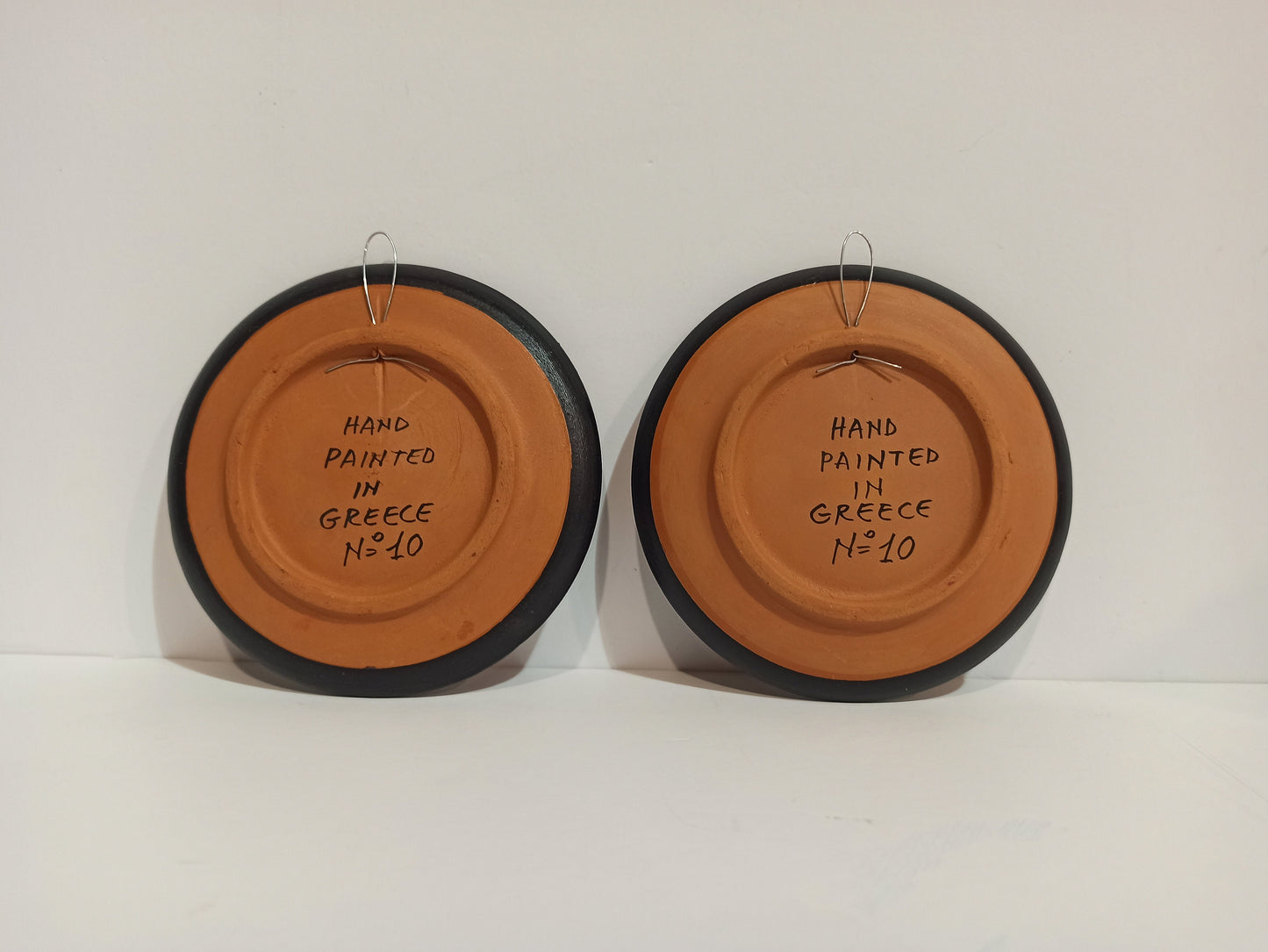 Apollo - God of Music, Poetry, Sun, Light - Artemis Diana - Goddess of Hunt, Animals, the Moon - Ceramic plates - Small - Handmade in Greece