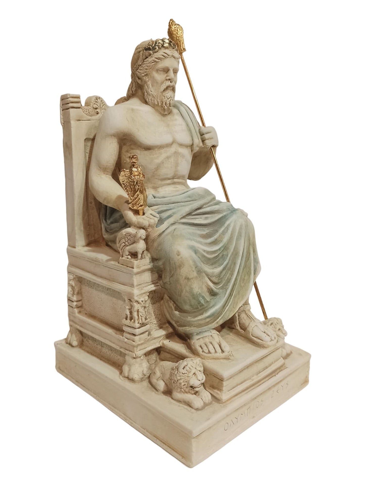 Zeus Jupiter - Greek Roman God of the Sky, Law and Order, Destiny and Fate - King of the Gods of Mount Olympus - Casting Stone