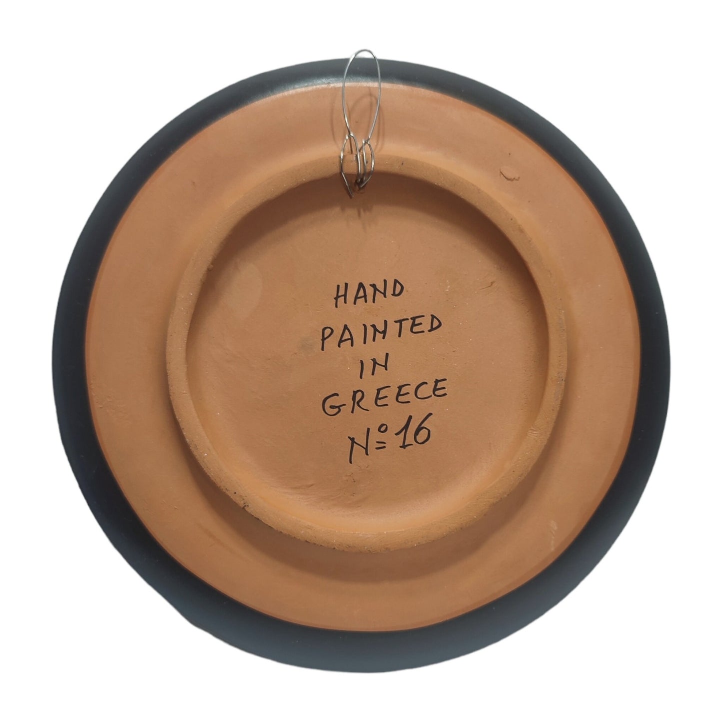 Hestia Vesta - Greek Roman Goddess of Hearth, Right Ordering of Domesticity, Family, Home and the State - Ceramic plate - Handmade in Greece