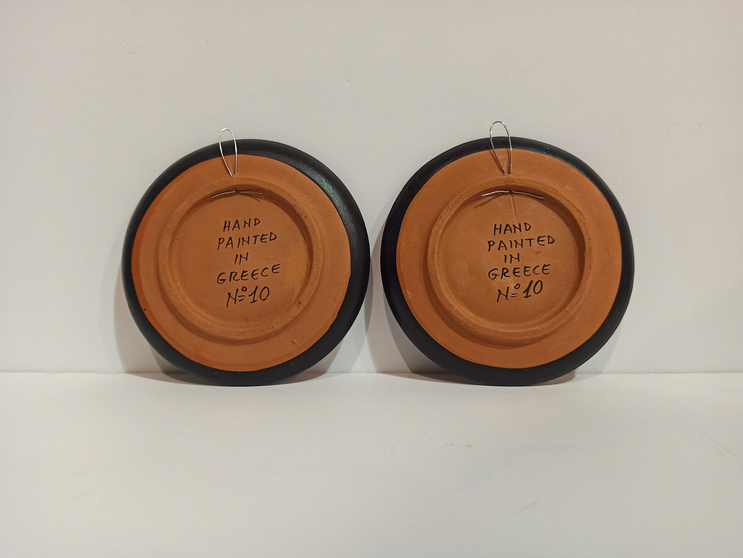 Dionysus Bacchus - God of Wine, Fertility - Hermes Mercury - God of Travelers, Shepherds - Ceramic plates - Small - Handmade in Greece