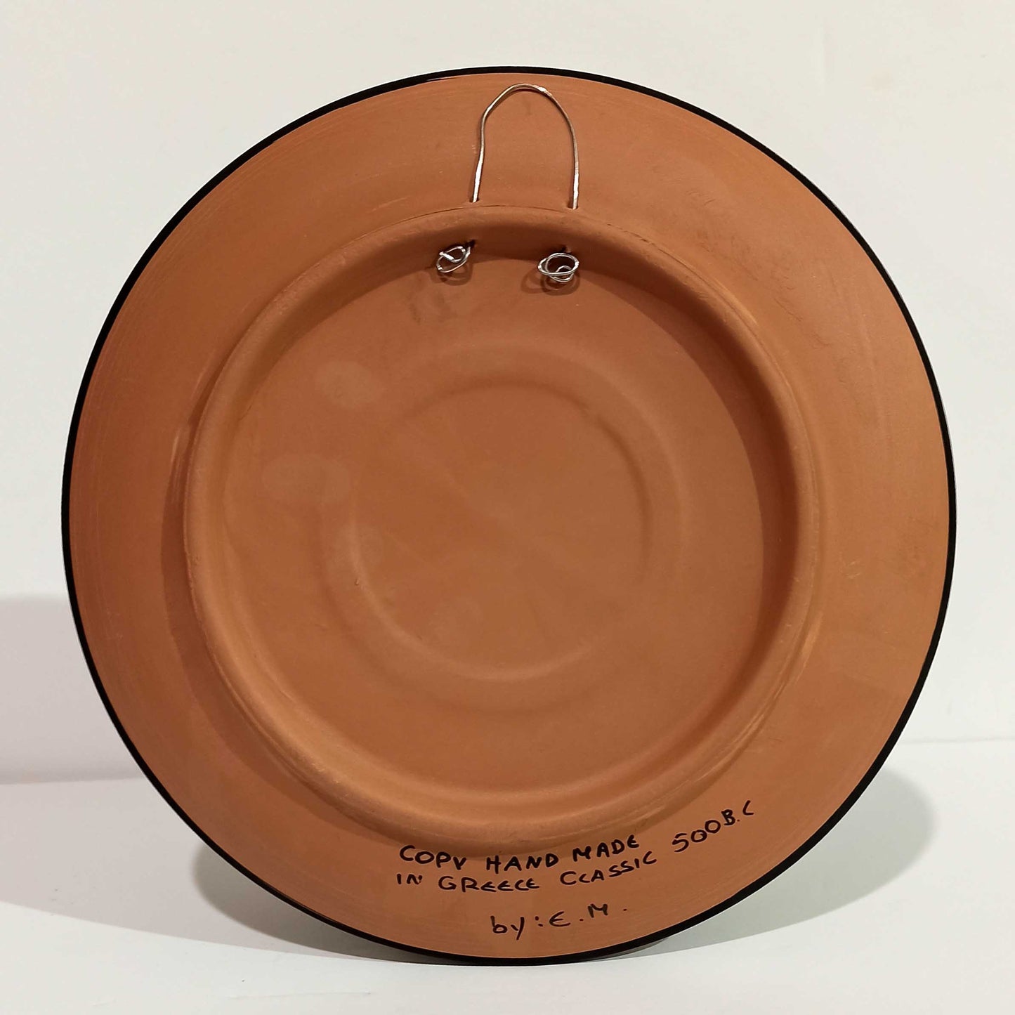 Homoerotic Scene between Two Males - Athens, 500 BC - All that you are is all that I’ll ever need - Ceramic - Meander design - Handmade