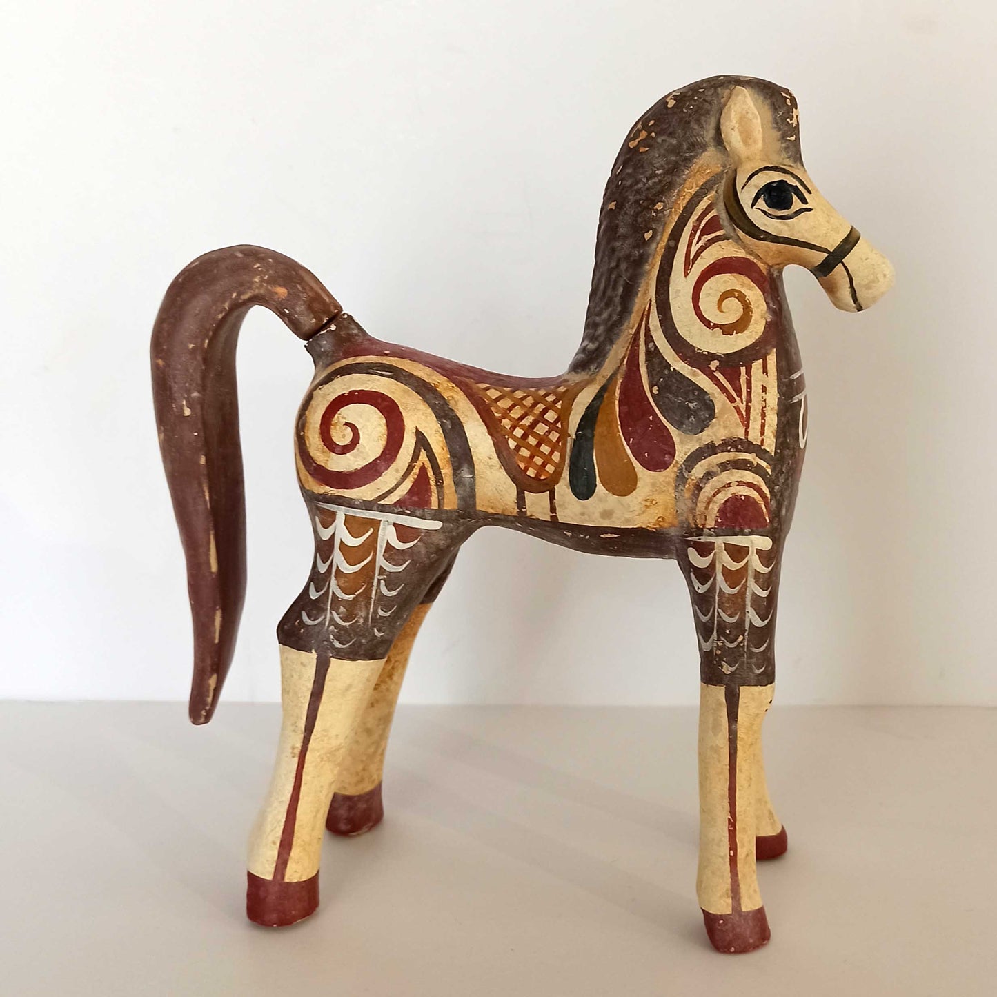 Ancient Greek Horse - From myth and legend to warfare, sport, and transportation, the horse played an integral role - Ceramic Artifact
