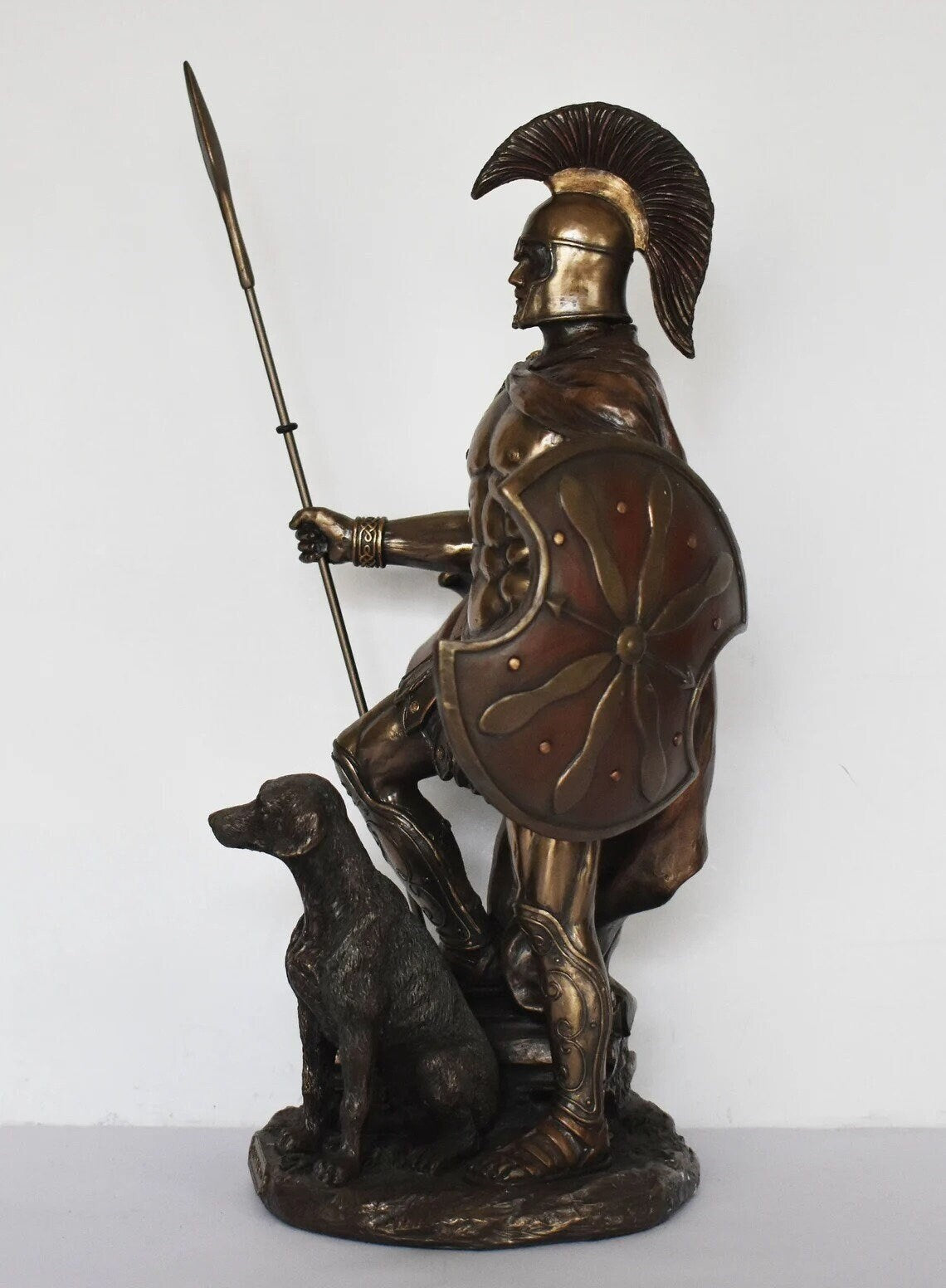 Odysseus - King of Ithaca - Hero of Homer's Iliad, Odyssey - Intellectual Brilliance, Guile and Versatility - Cold Cast Bronze Resin