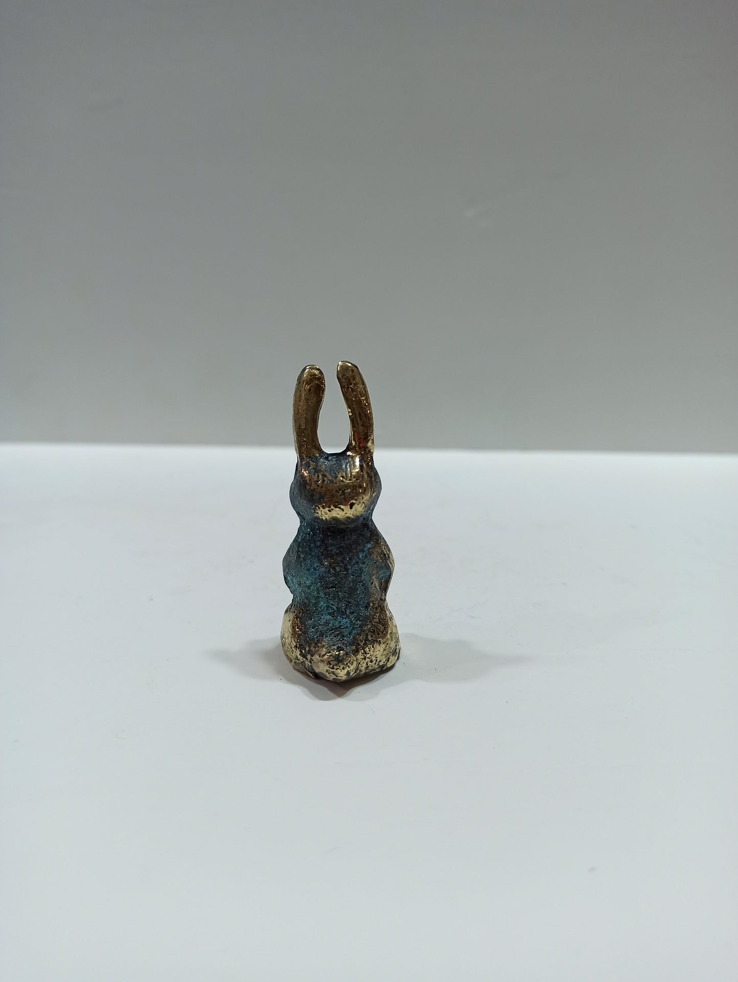 Rabbit Hare - Symbol of Goddesses Aphrodite and Artemis - Represents Love, Abundance, and Fecundity - Miniature - pure bronze statue