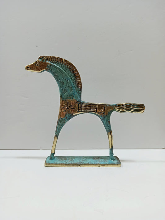 Ancient Greek Horse - Athens, 500 BC - Important in life generally and especially in warfare, racing, traveling, and hunting - Bronze
