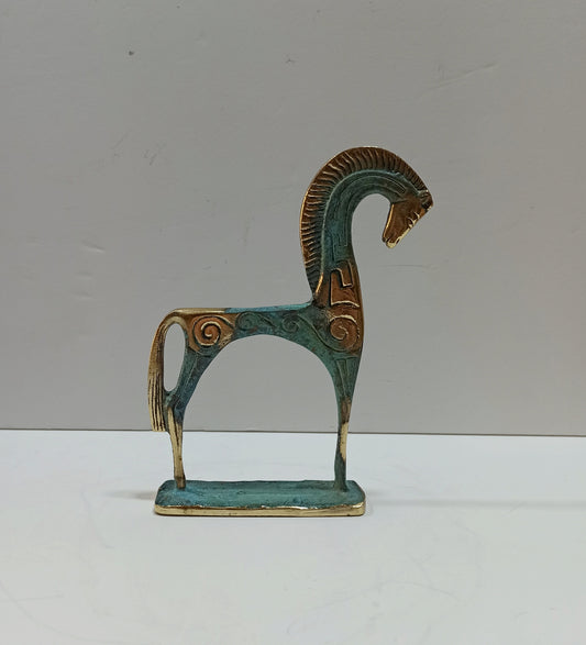 Ancient Greek Horse - Athens, Attica - 500 BC - pure Bronze Sculpture - Were the most admired and prized animals in ancient Greece