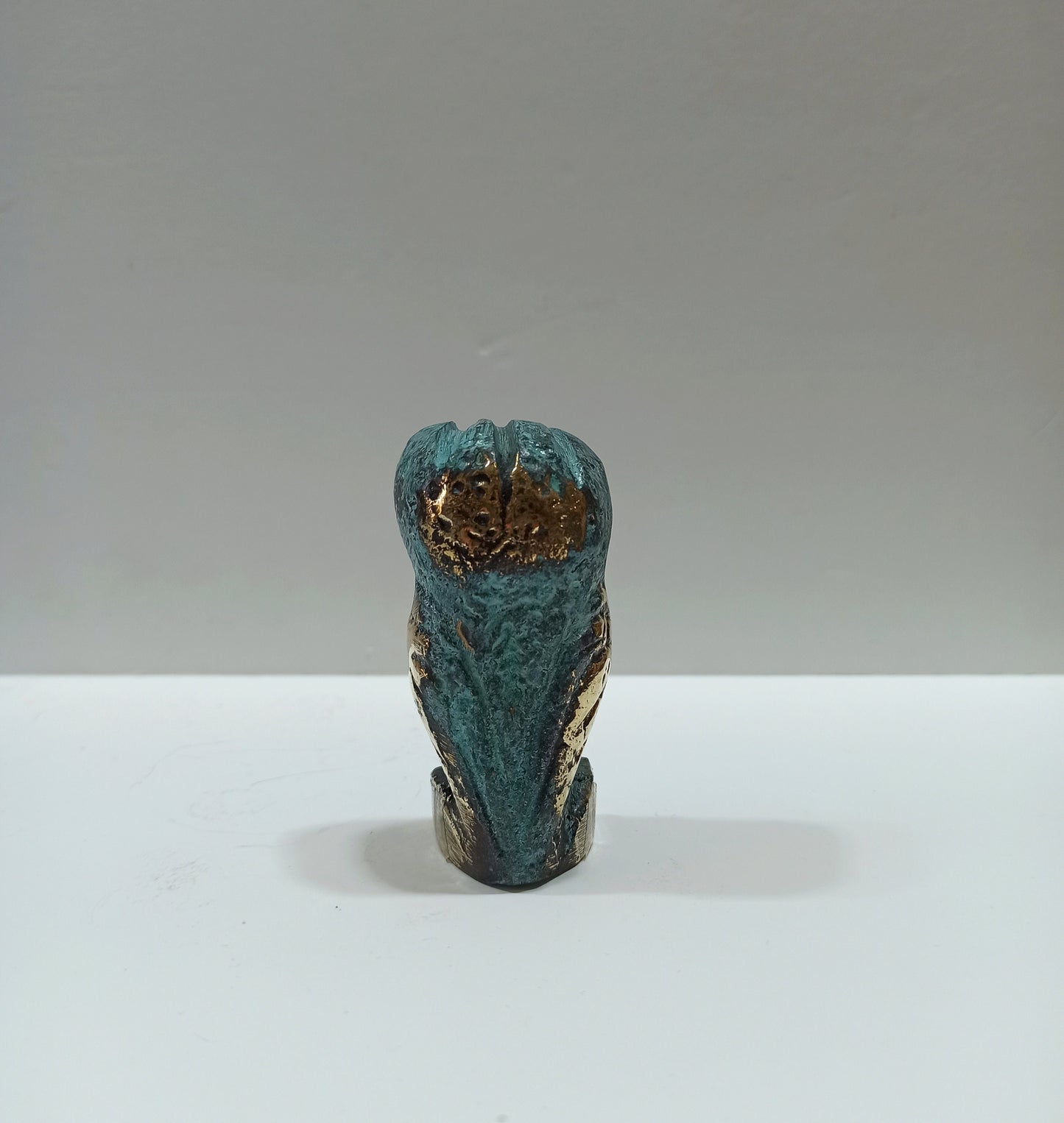 Owl of Wisdom and Intelligence - Symbol of Goddess Athena Minerva - Ancient Greece - Greek mythology - pure bronze statue