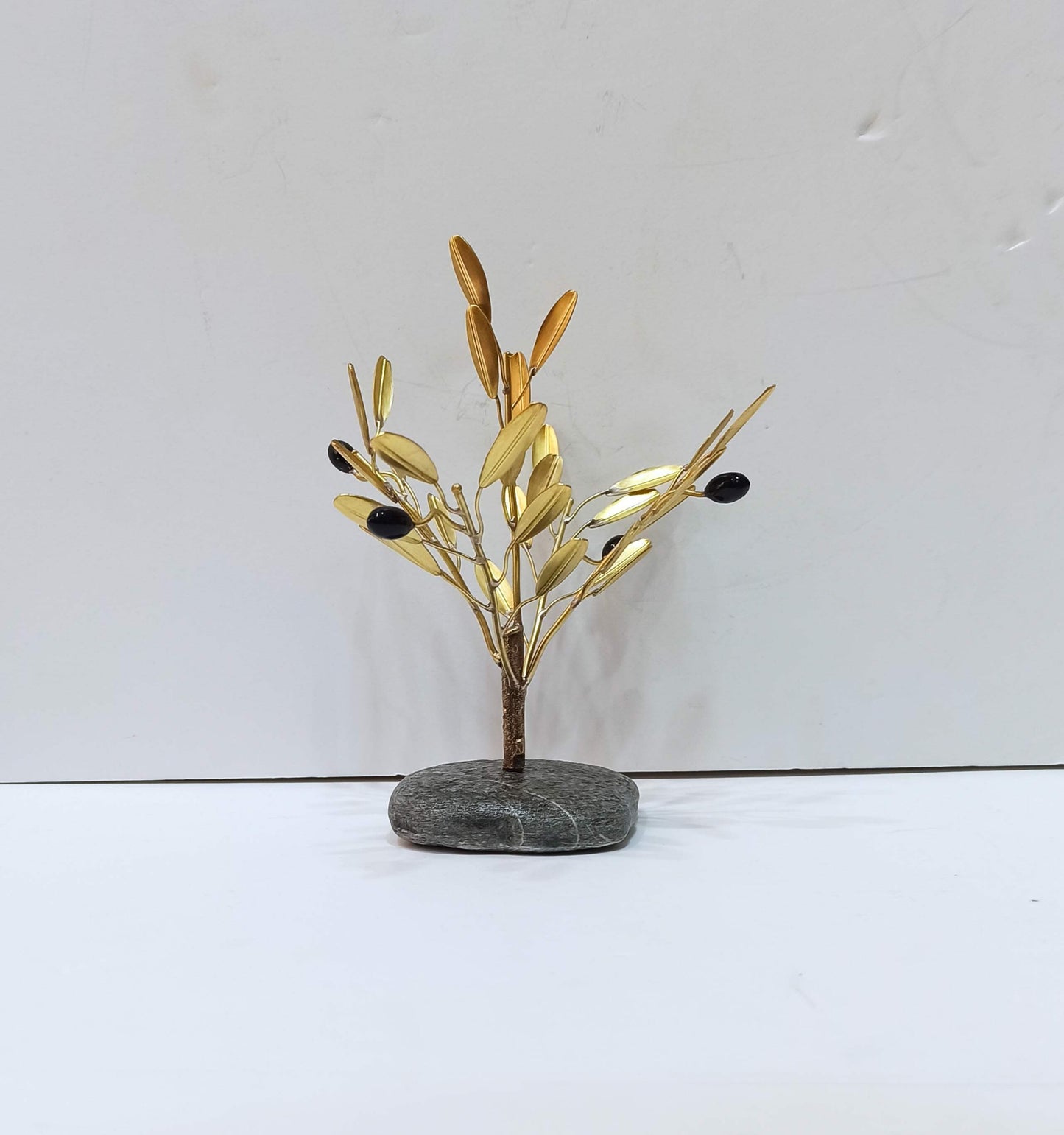 Olive Tree - blessed - Ancient Greek Symbol of Peace, Wisdom, Fertility, Prosperity, Immortality and Success - pure bronze statue