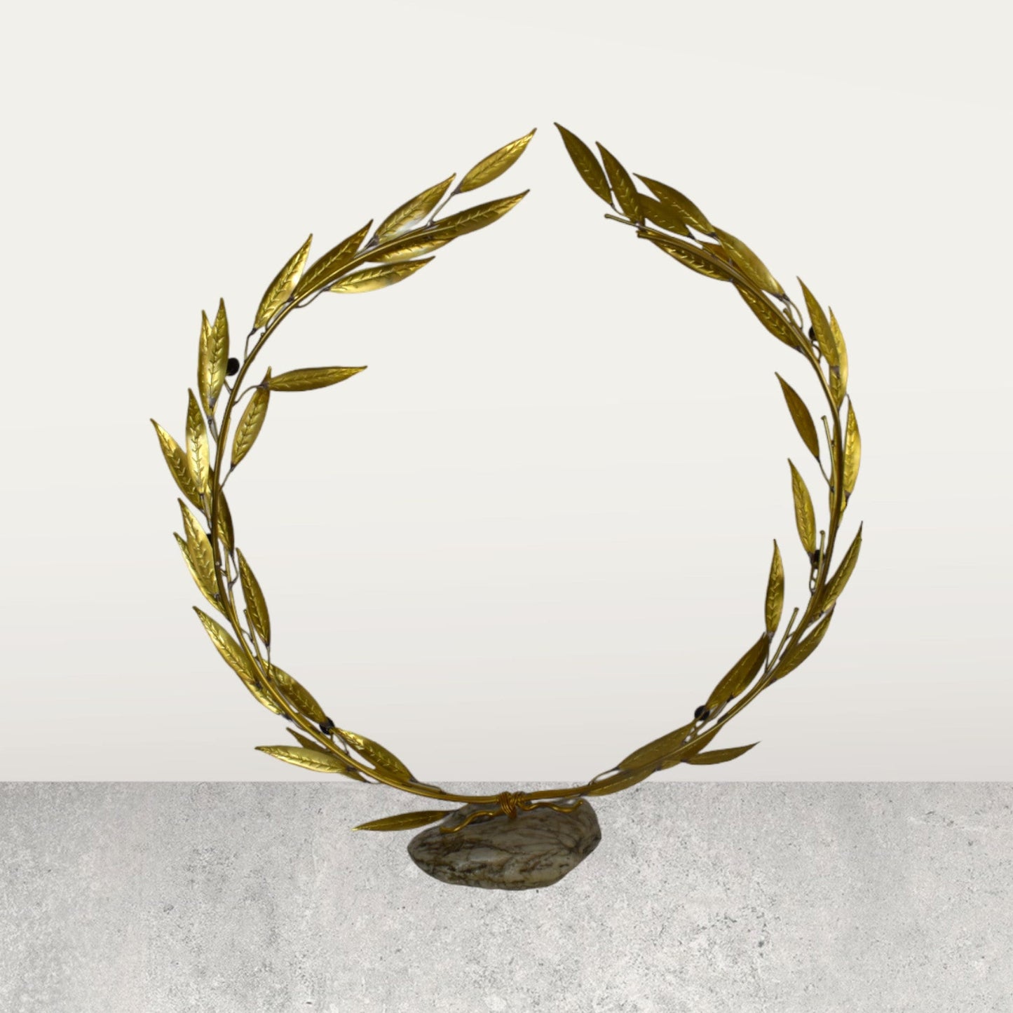 Kotinos - Olive Wreath - Prize for the Winner at the Ancient Olympic Games - Handmade - pure bronze statue