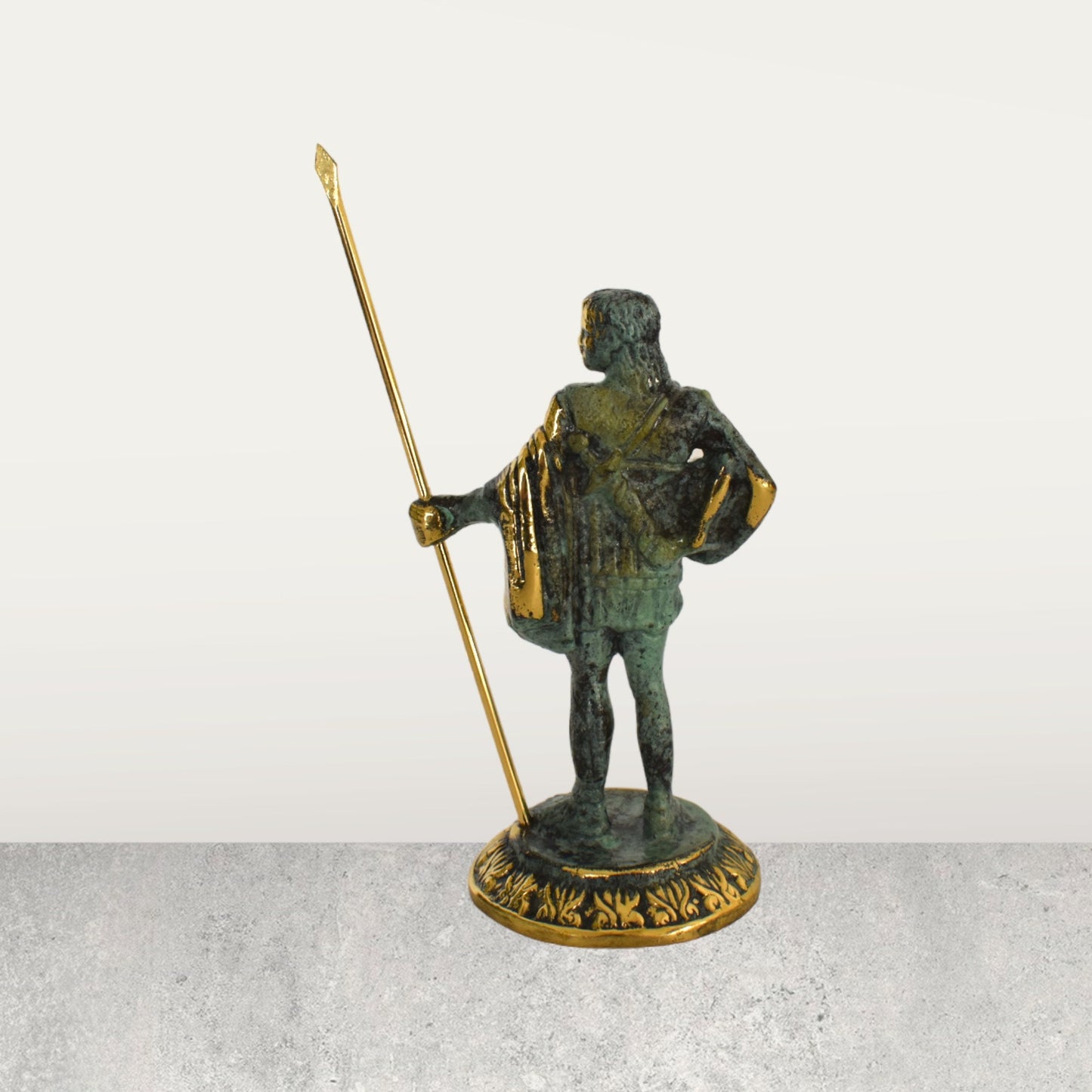Alexander the Great - 356–323 BC - He created a vast Empire that stretched from Greece and Egypt all the way to India - pure Bronze item