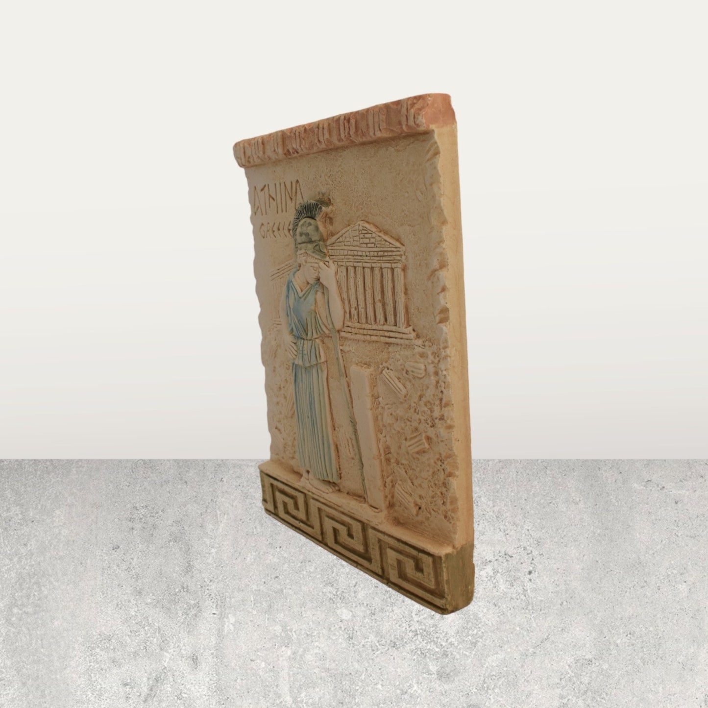 Athena Minerva - Greek Roman goddes of Wisdom, Strength, Strategy, Courage, Arts, Crafts, Skill - Wall Decoration - Casting Stone Statue