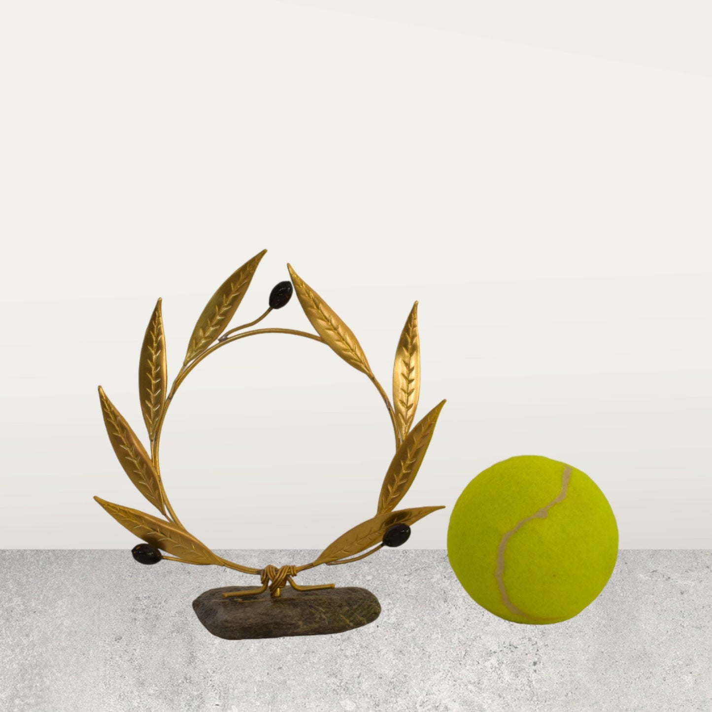 Kotinos - Olive Wreath - Prize for the Winner at the Ancient Olympic Games - pure bronze statue