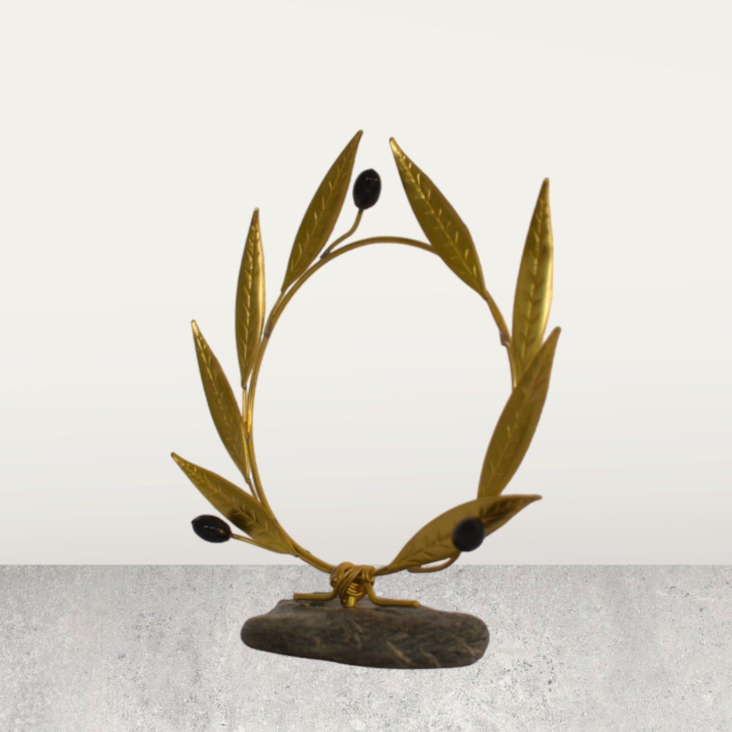 Kotinos - Olive Wreath - Prize for the Winner at the Ancient Olympic Games - pure bronze statue