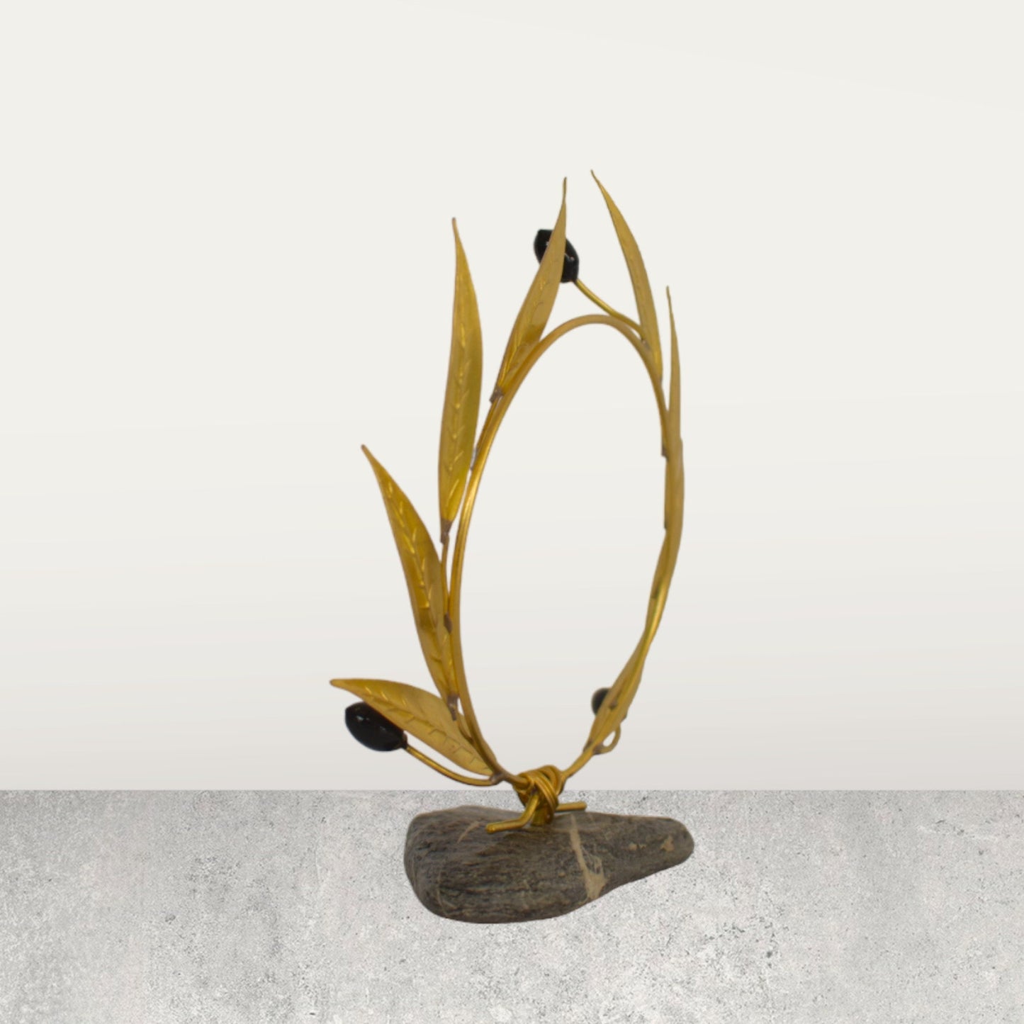 Kotinos - Olive Wreath - Prize for the Winner at the Ancient Olympic Games - pure bronze statue