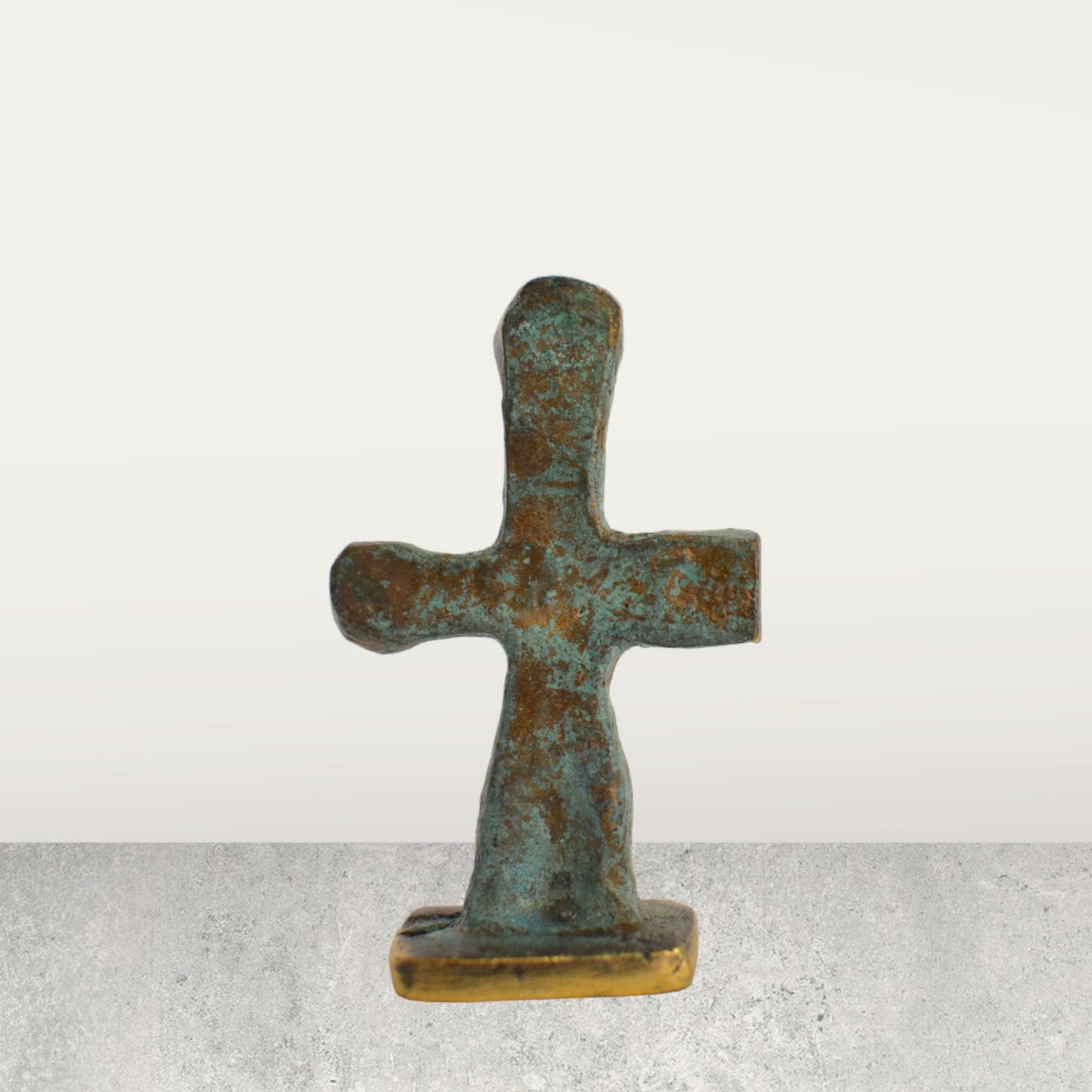 Idol of Pomos - Chalcolithic period - 3000 BC - Cyprus Museum, Nicosia - Reproduction - pure Bronze Sculpture