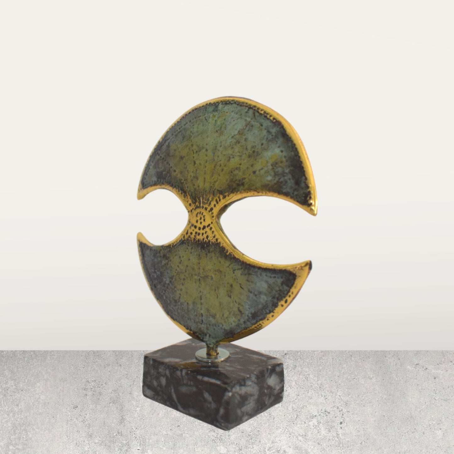 Shield of Achilles - King of the Myrmidons - Greek Hero - Son of Thetis and Peleus - Trojan War - Homer's Iliad - pure Bronze Sculpture