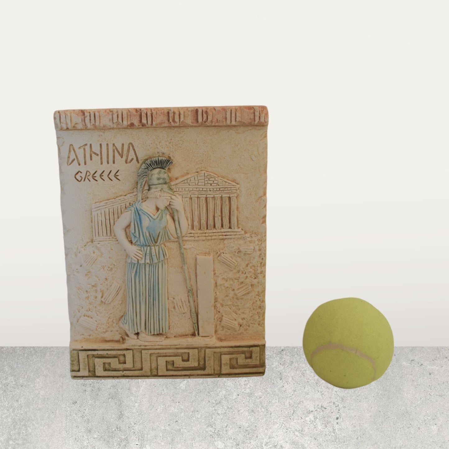 Athena Minerva - Greek Roman goddes of Wisdom, Strength, Strategy, Courage, Arts, Crafts, Skill  - Wall Decoration - Casting Stone Statue