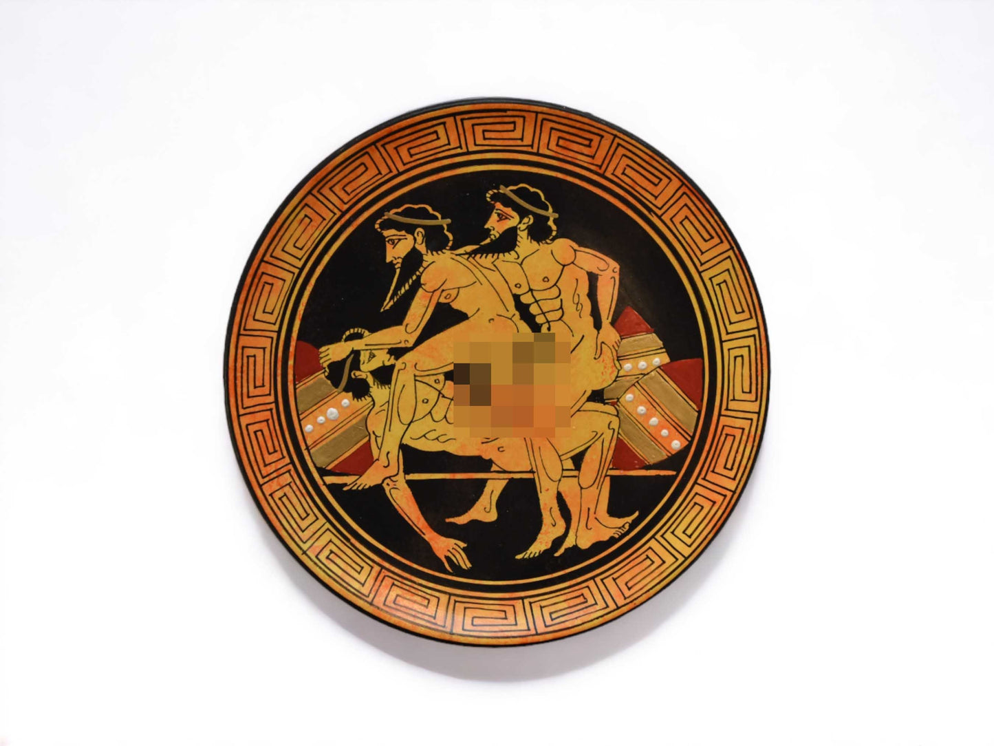 Homoerotic Scene between Two Males - Athens, 450 BC - I love you not only for what you are, but for what I am when I am with you - Handmade