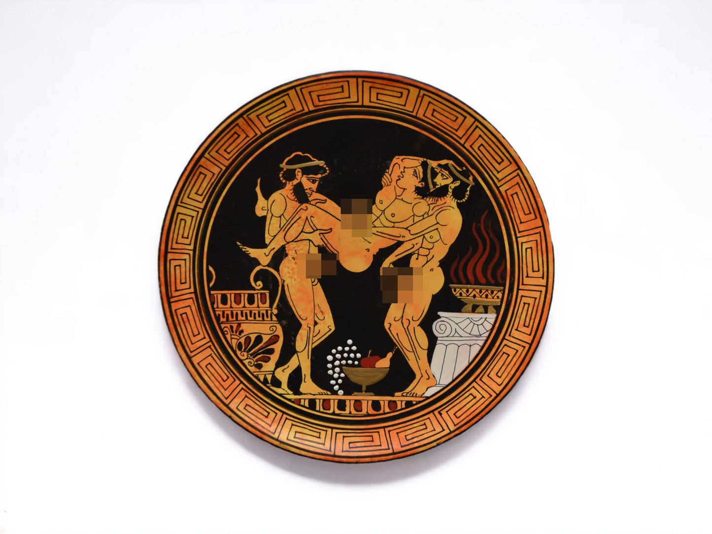 Homoerotic Scene between Two Males - Athens, 450 BC - Have enough courage to trust love one more time and always one more time - Handmade