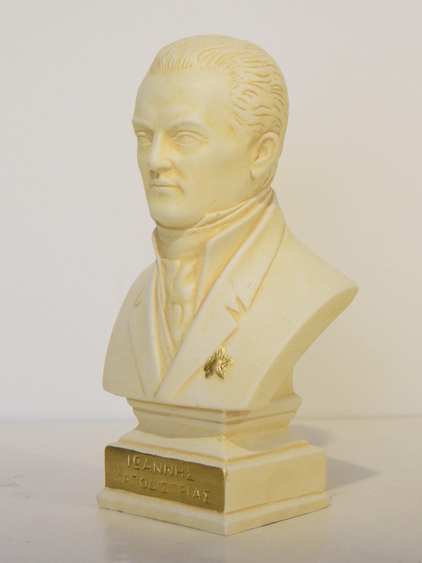 Ioannis Kapodistrias - Head Bust - Greek Statesman - One of the most distinguished Politicians and Diplomats in Europe - Casting Stone