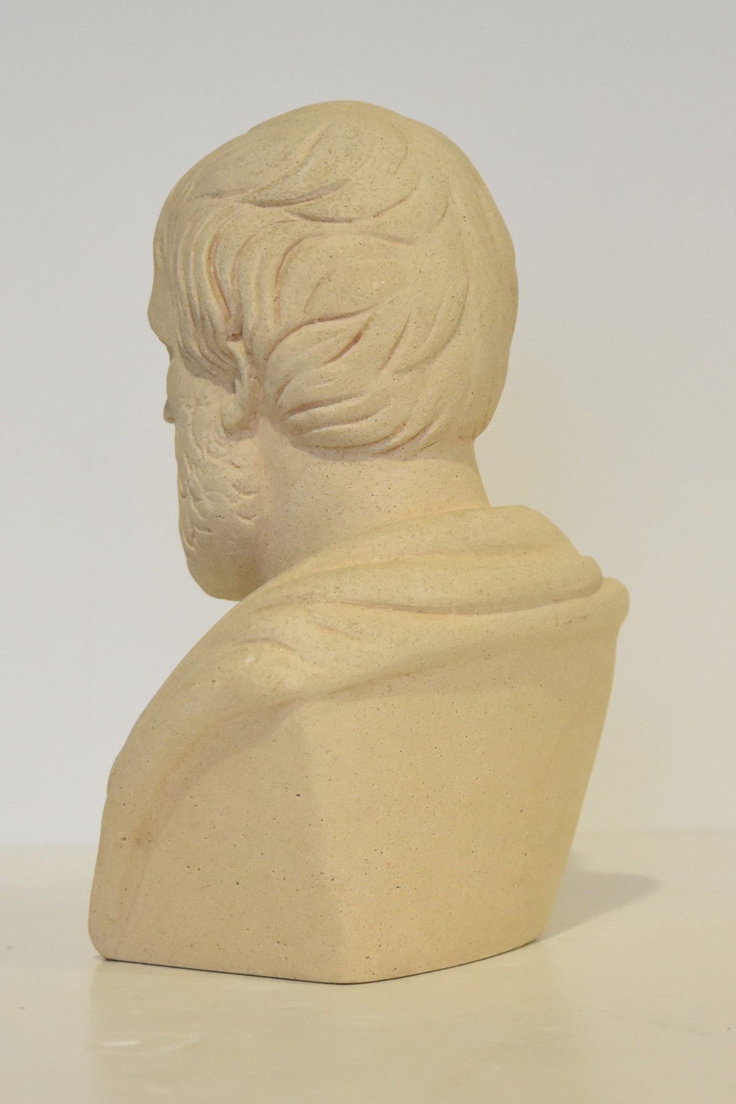 Aristotle - Ancient Greek Philoshopher and Polymath - Museum Reproduction - Head Bust - Casting Stone