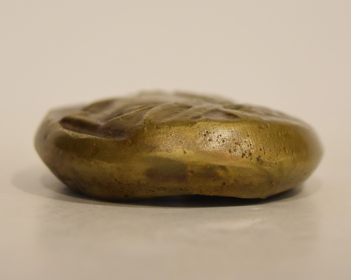 Athena Minerva, Greek Roman Goddess of wisdom - Owl, Athenian Symbol - Athenian Tetradrachm coin - Paperweight - pure bronze statue