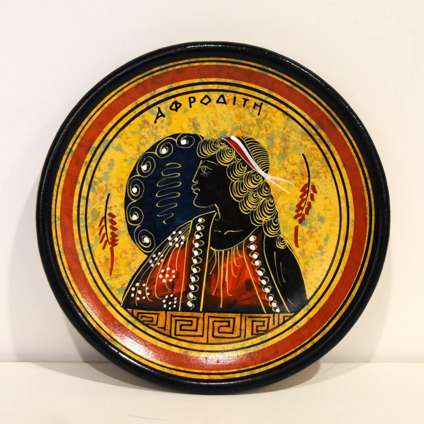 Leonidas - King of Sparta - Thermopylae - Aphrodite Venus – Greek Roman Goddess of Love and Beauty- Ceramic plates - Handmade in Greece