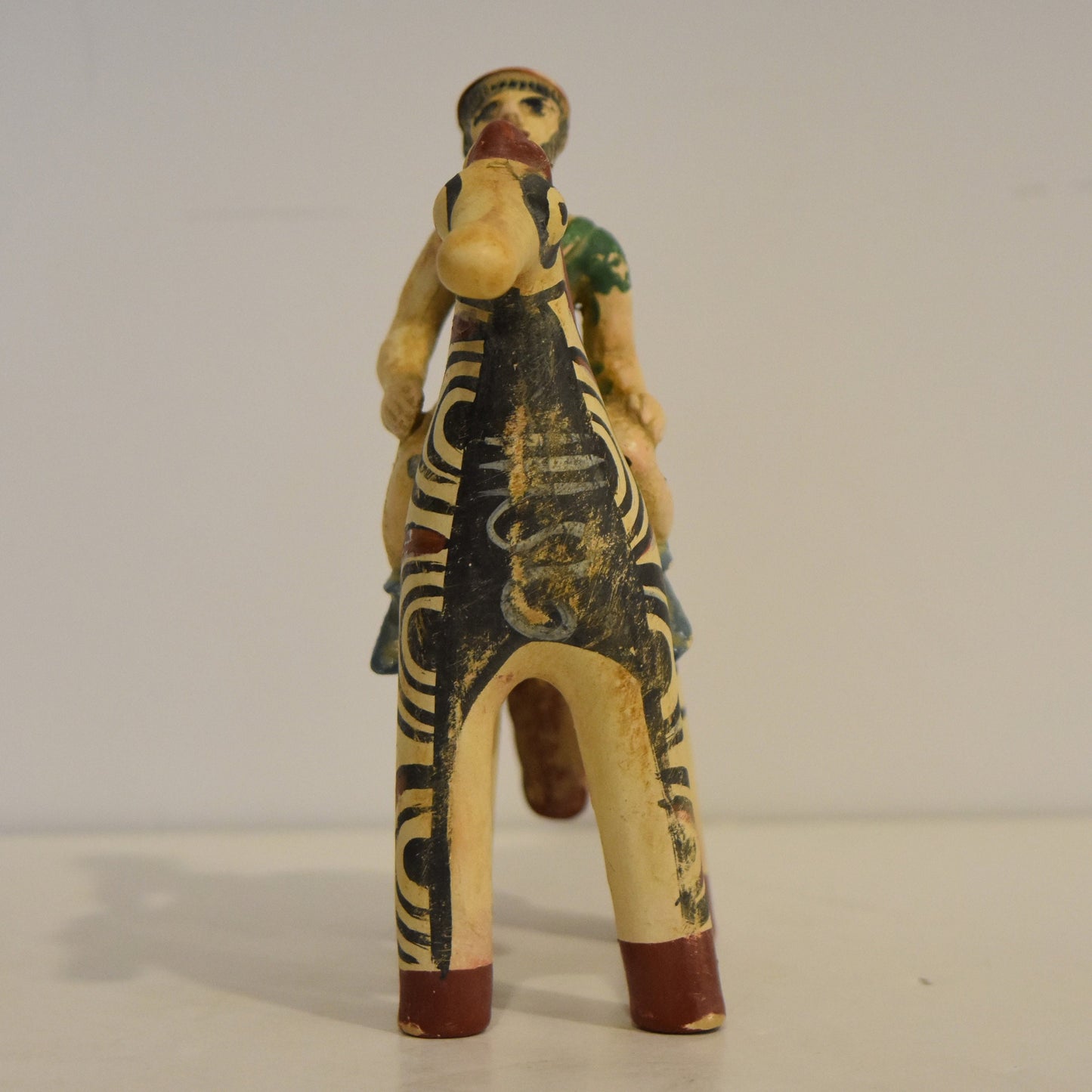 Horse Rider - Athens, Attica - 500 BC - Symbol of  Courage, Integrity, Power - Miniature - Museum Reproduction  - Ceramic Artifact