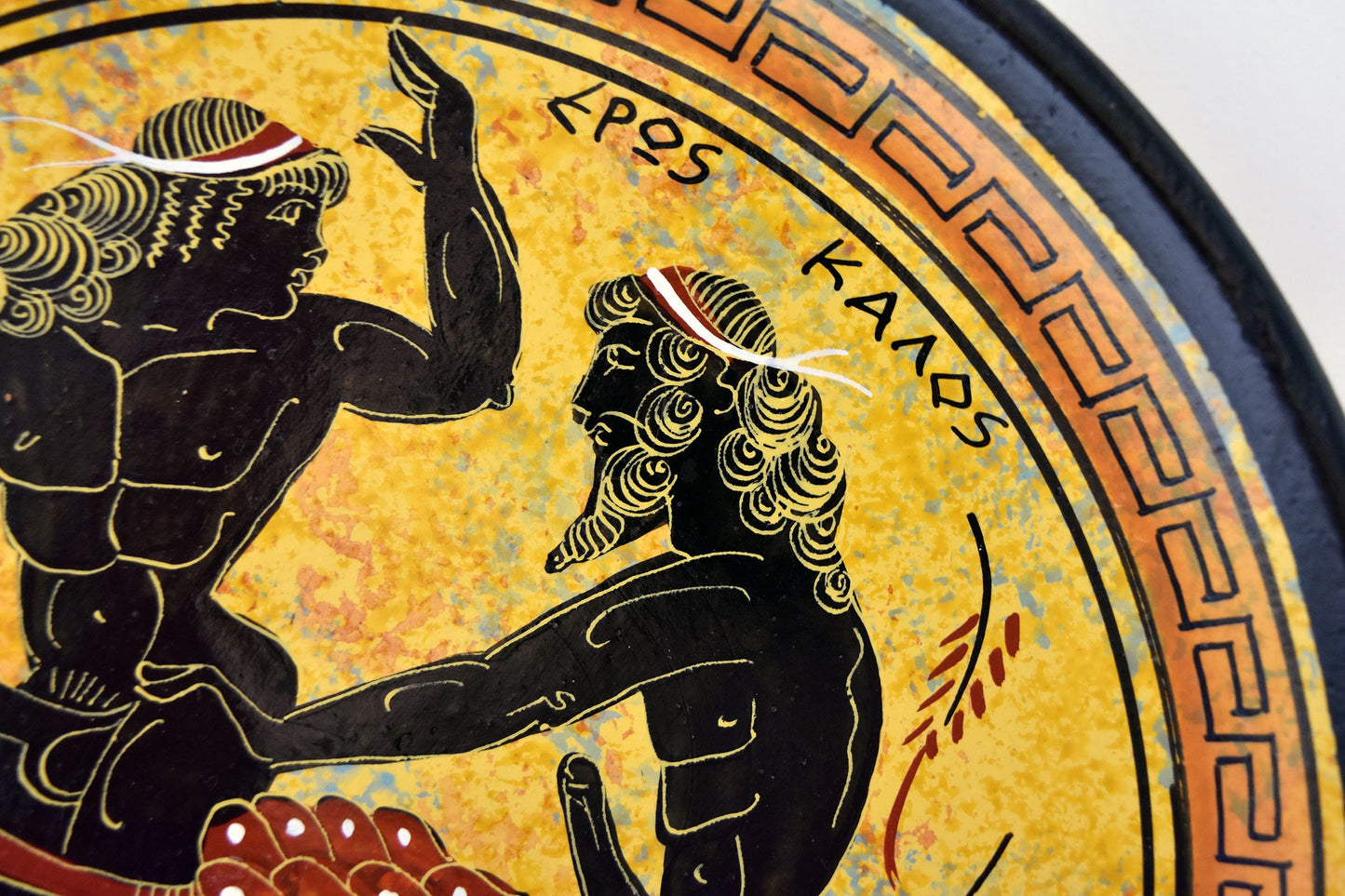 Homoerotic Scene between Two Males - Athens, 500 BC - I want all of you, forever, you and me, every day - Ceramic - Handmade in Greece
