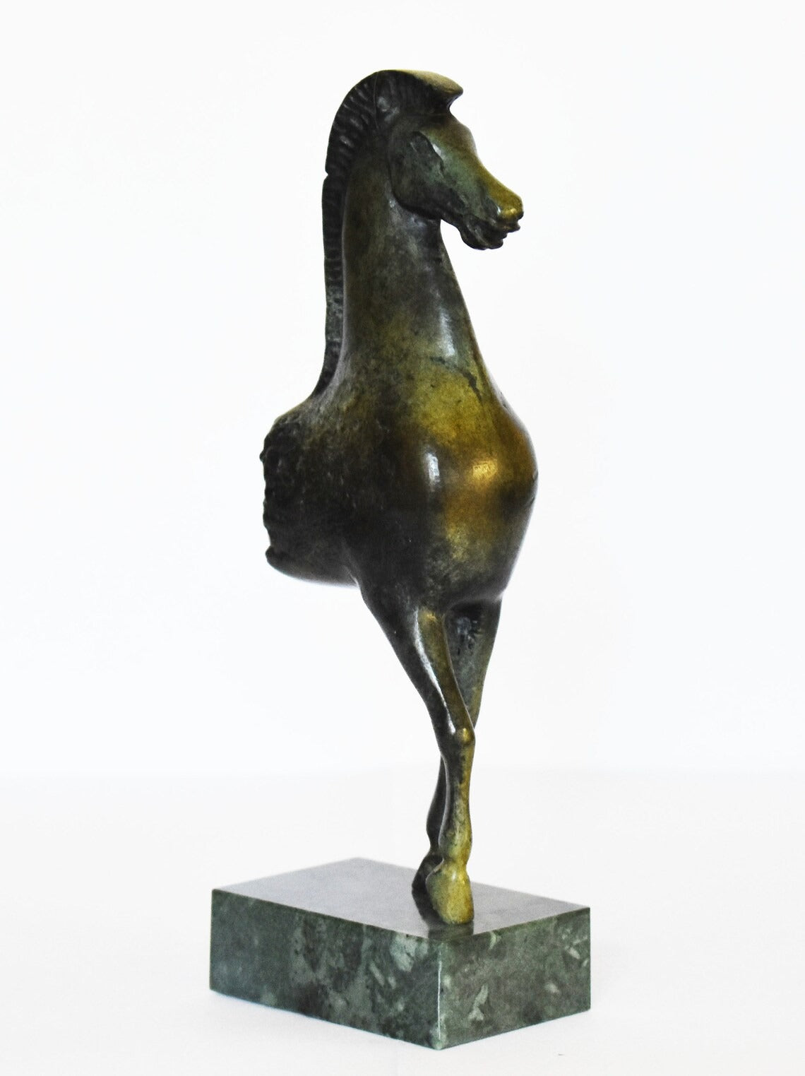 Ancient Greek Horse - Acropolis Museum - Replica - Symbol of Wealth and Prosperity - Pure Bronze Sculpture