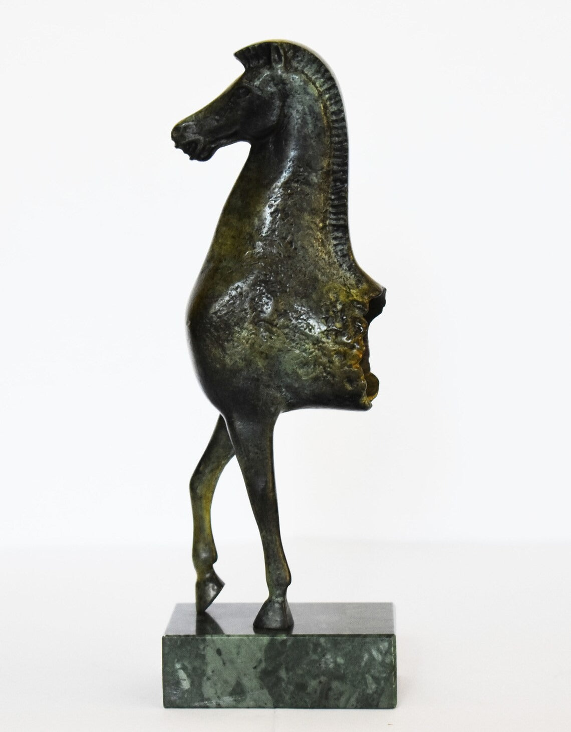 Ancient Greek Horse - Acropolis Museum - Replica - Symbol of Wealth and Prosperity - Pure Bronze Sculpture