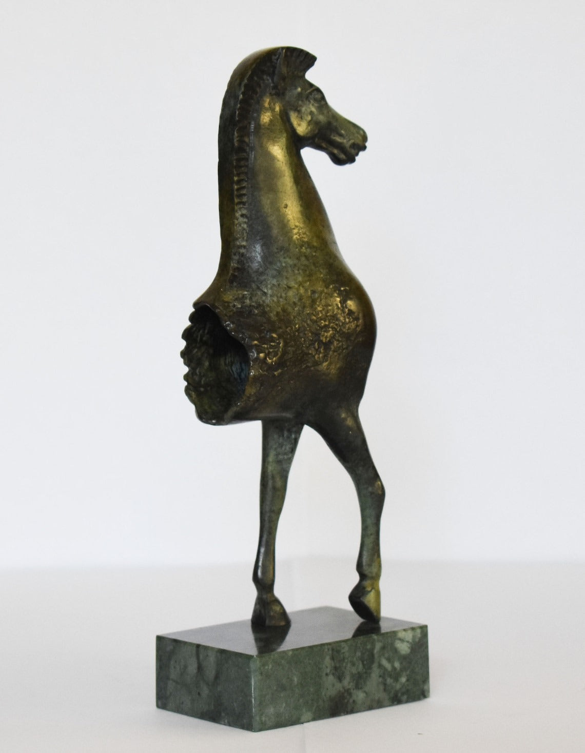 Ancient Greek Horse - Acropolis Museum - Replica - Symbol of Wealth and Prosperity - Pure Bronze Sculpture