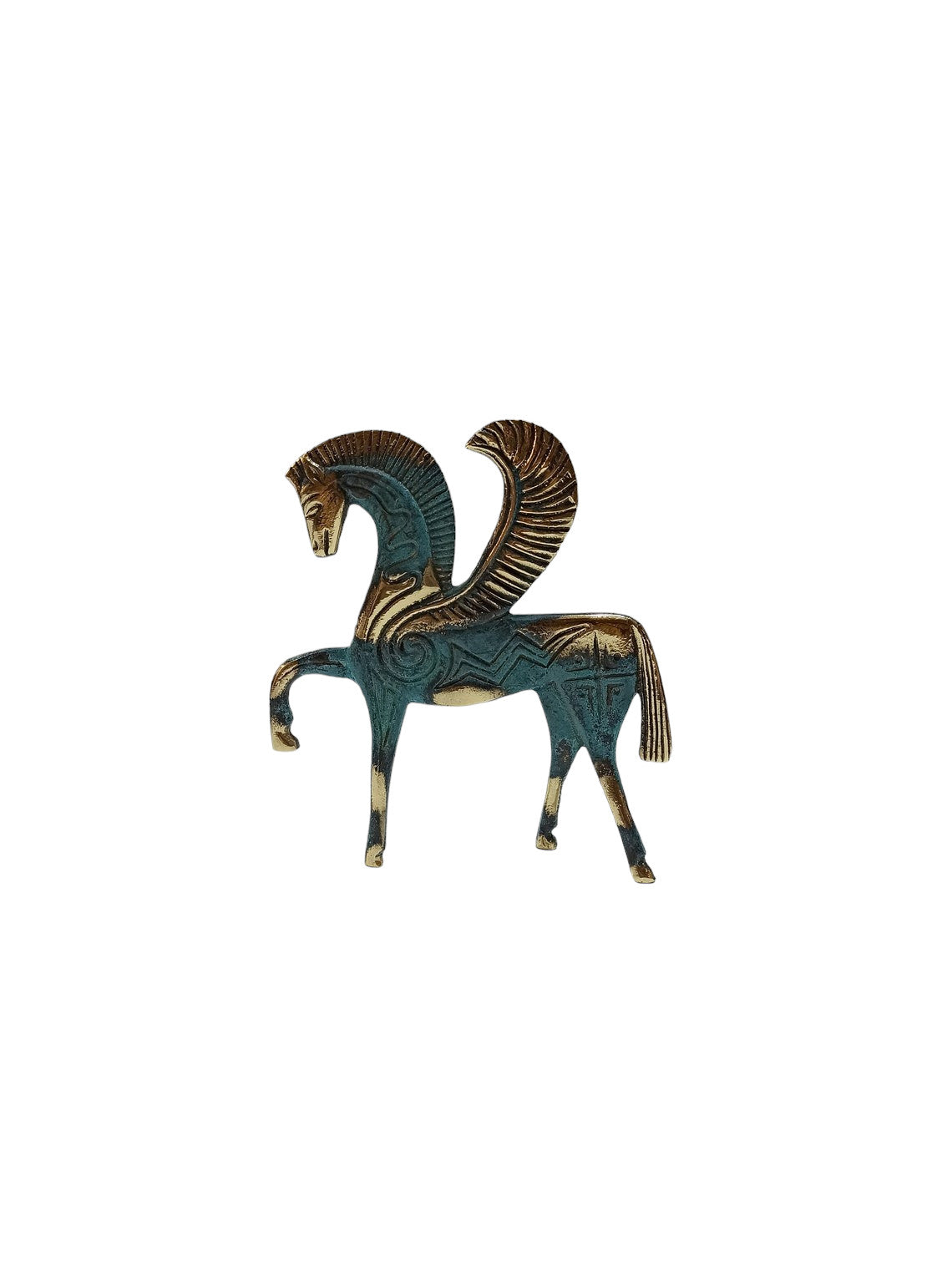 Pegasus - the Mythical Winged Horse - Symbol of Divine and Inspiration- Bellerophon and Perseus - pure Bronze Sculpture