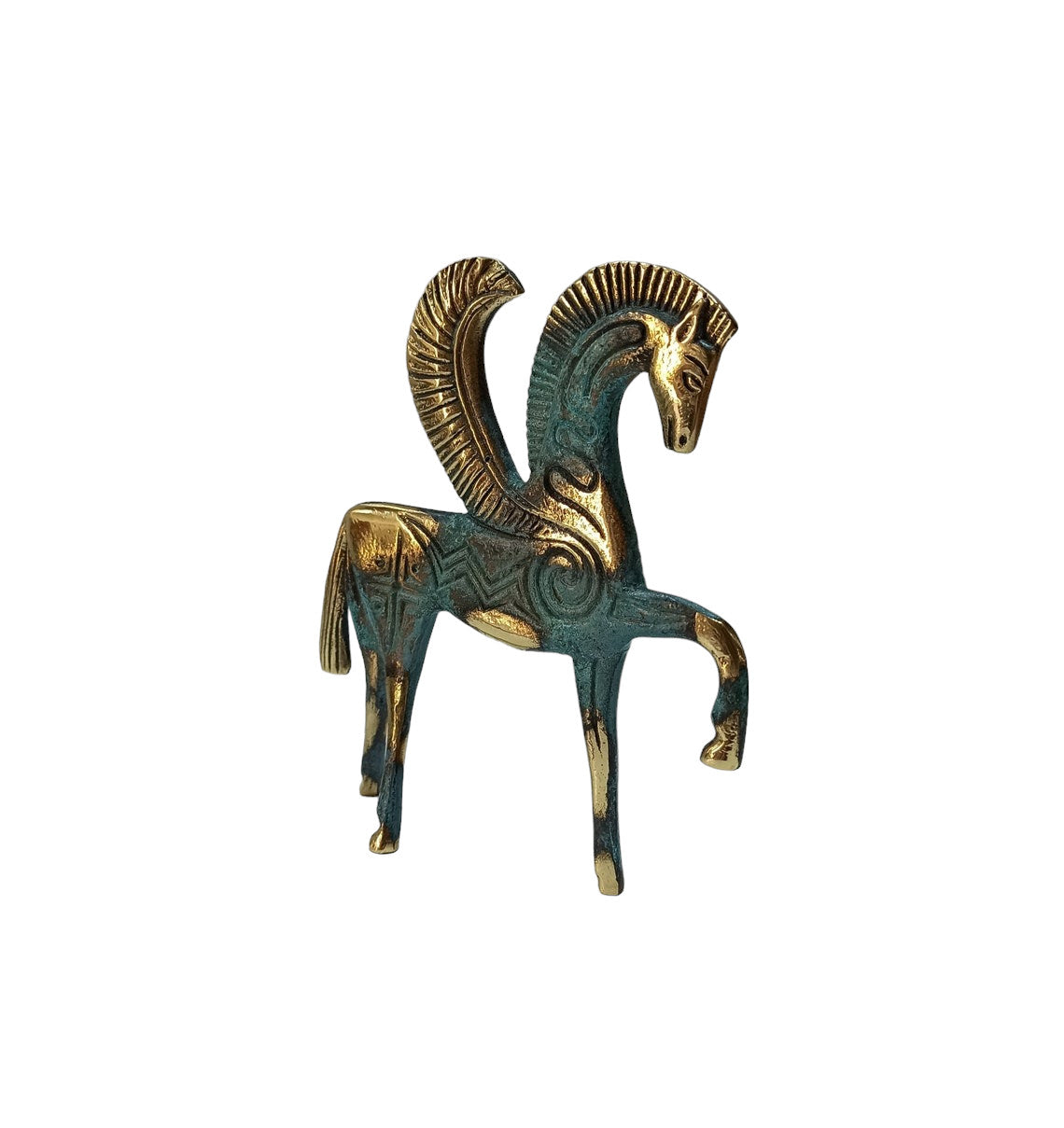 Pegasus - the Mythical Winged Horse - Symbol of Divine and Inspiration- Bellerophon and Perseus - pure Bronze Sculpture