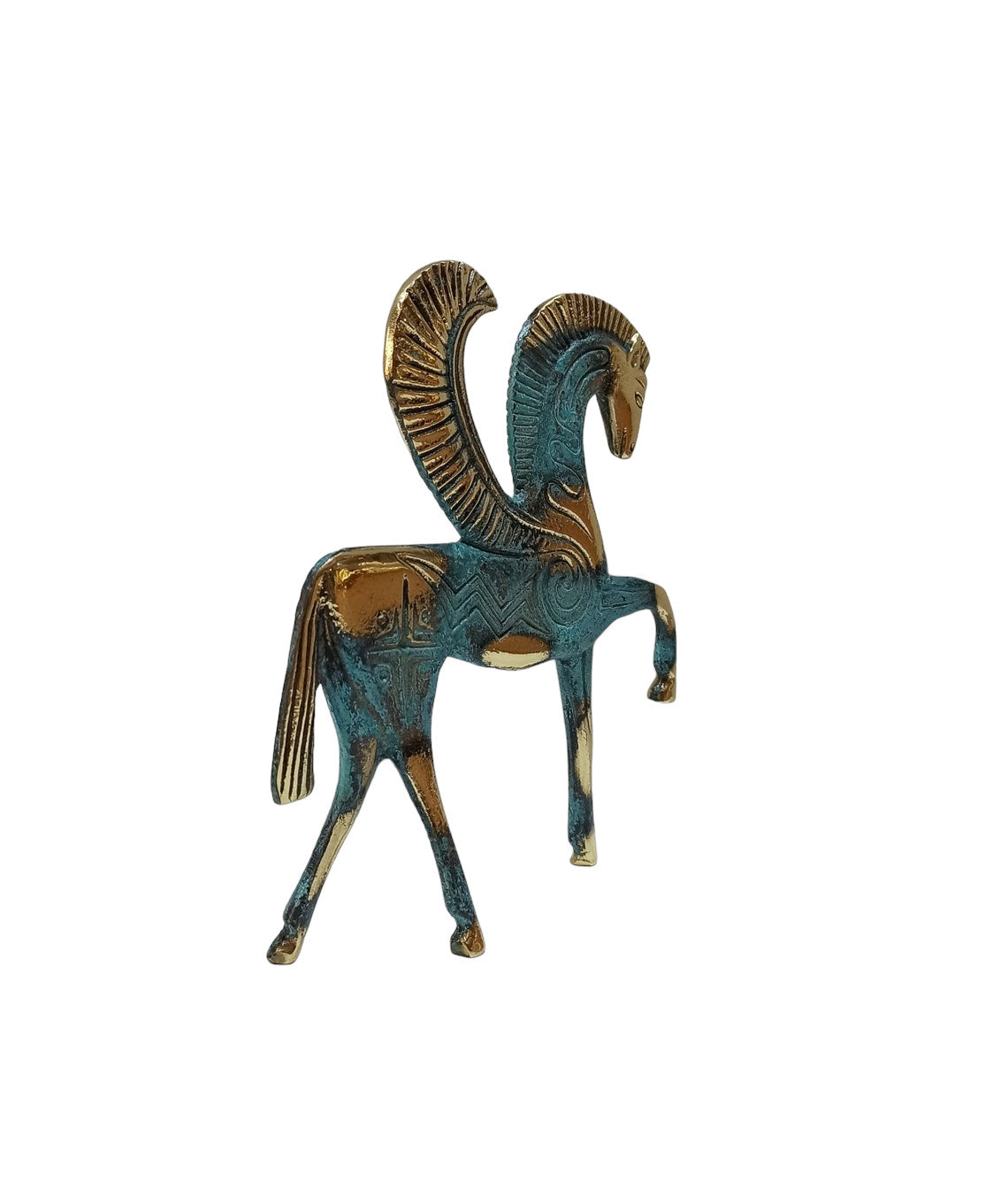 Pegasus - the Mythical Winged Horse - Symbol of Divine and Inspiration- Bellerophon and Perseus - pure Bronze Sculpture