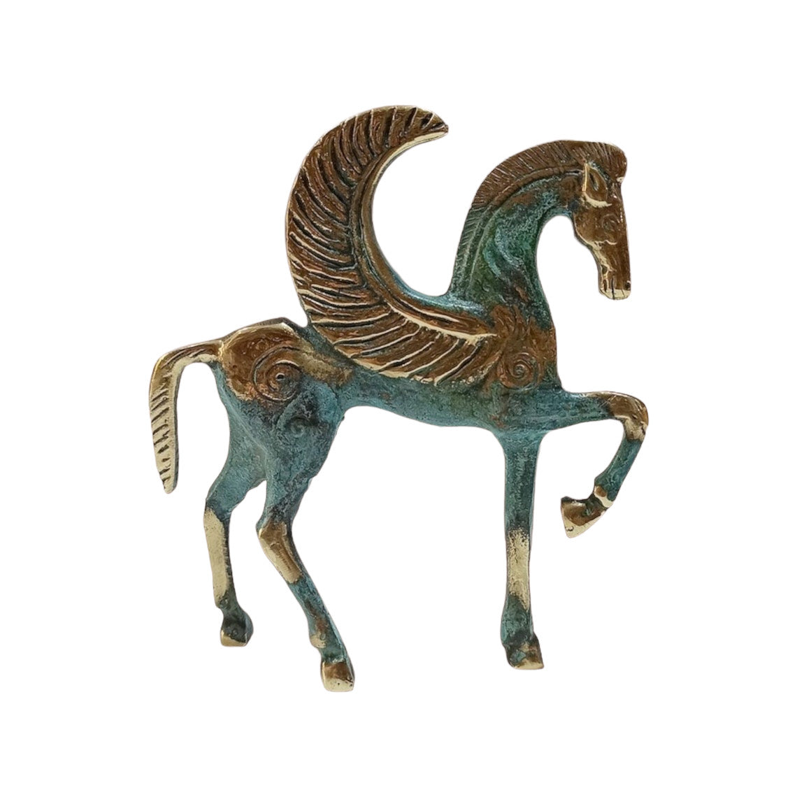 Pegasus - the Mythical Winged Horse - Symbol of Divine and Inspiration- Bellerophon and Perseus - pure Bronze Sculpture