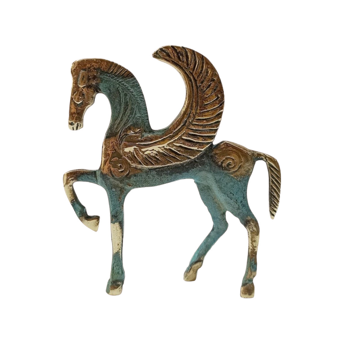 Pegasus - the Mythical Winged Horse - Symbol of Divine and Inspiration- Bellerophon and Perseus - pure Bronze Sculpture